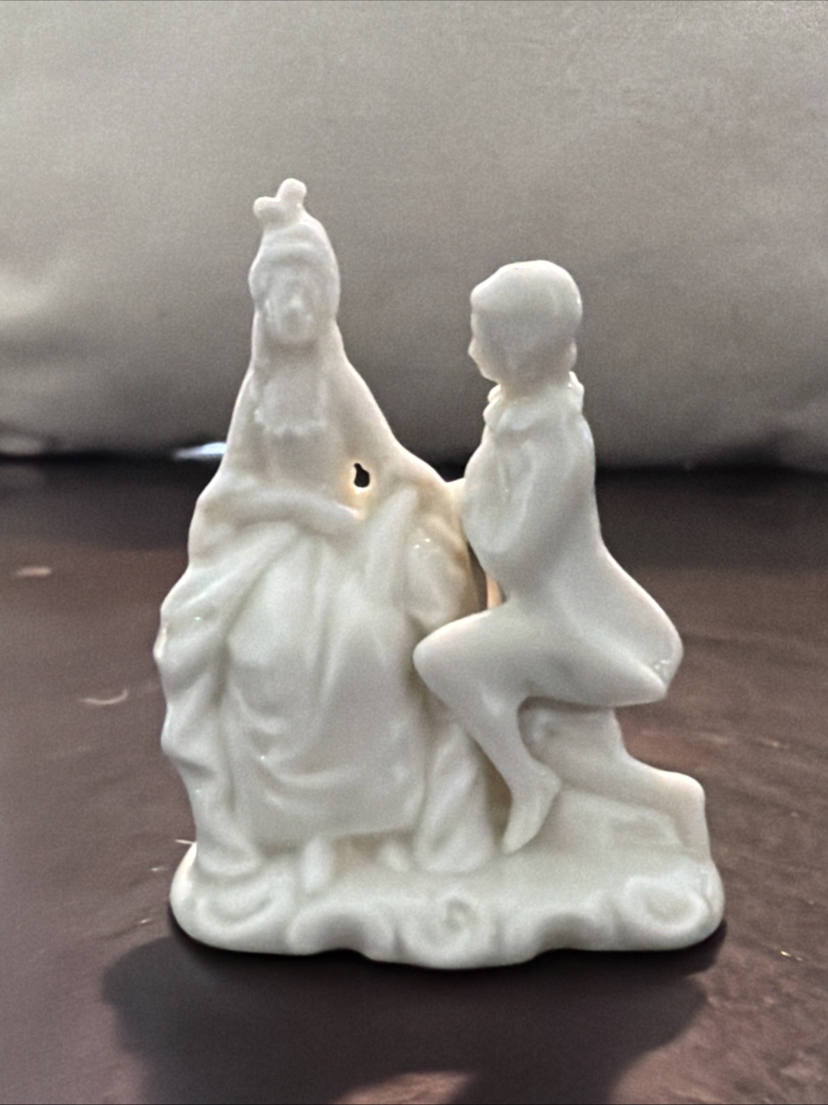 Antique Capodimonte Marked Crown \'N\' Courting Couple Porcelain Figure Antique Capodimonte Marked Crown \'N\' Courting Couple Porcelain Figure