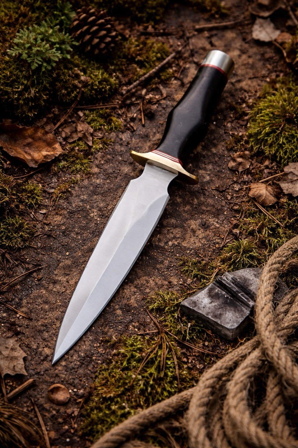 Fairbairn Skyes BRITISH ARMY COMMANDO Double Edge Dagger Knife 2ND PATTERN