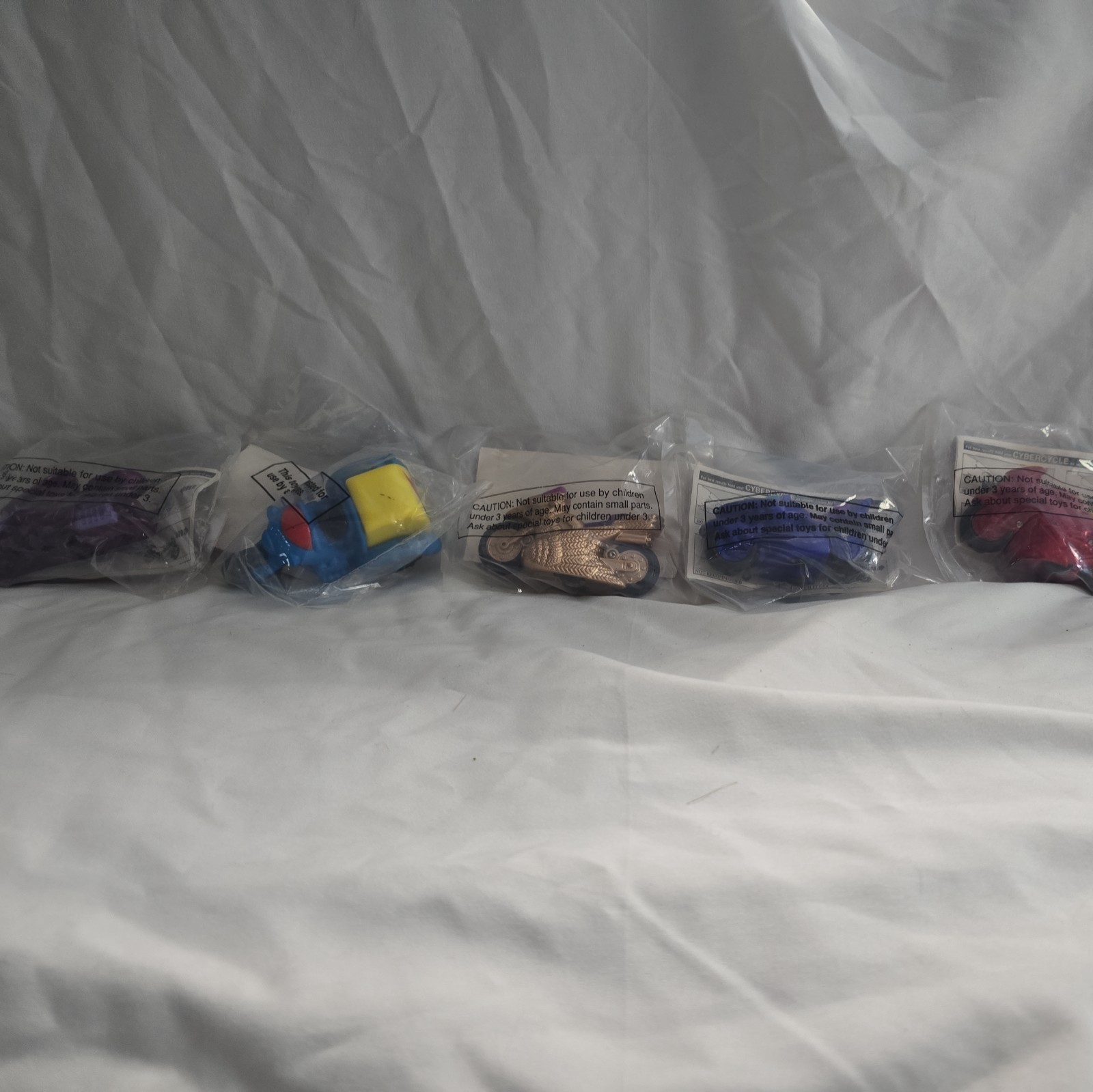 Wendy\'s Cybercycles Sealed 1994 Motorcycle Kid’s Meal Toys Complete Set of 5 Wendy\'s Cybercycles Sealed 1994 Motorcycle Kid’s Meal Toys Complete Set of 5