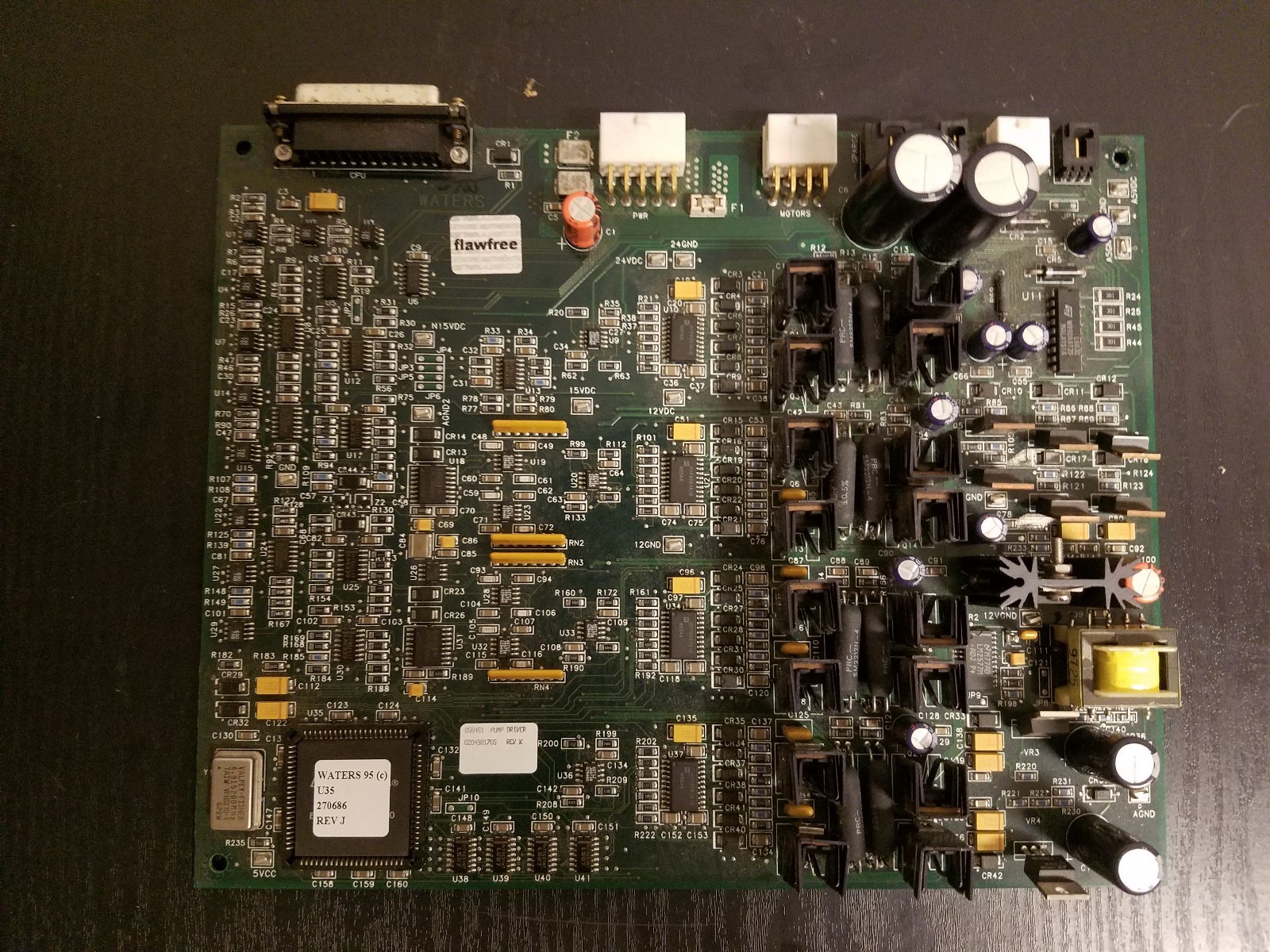 Waters 2690/2695,2790/2795 Plunger Control PCB Pump Driver Board WAT270919 Waters 2690/2695,2790/2795 Plunger Control PCB Pump Driver Board WAT270919