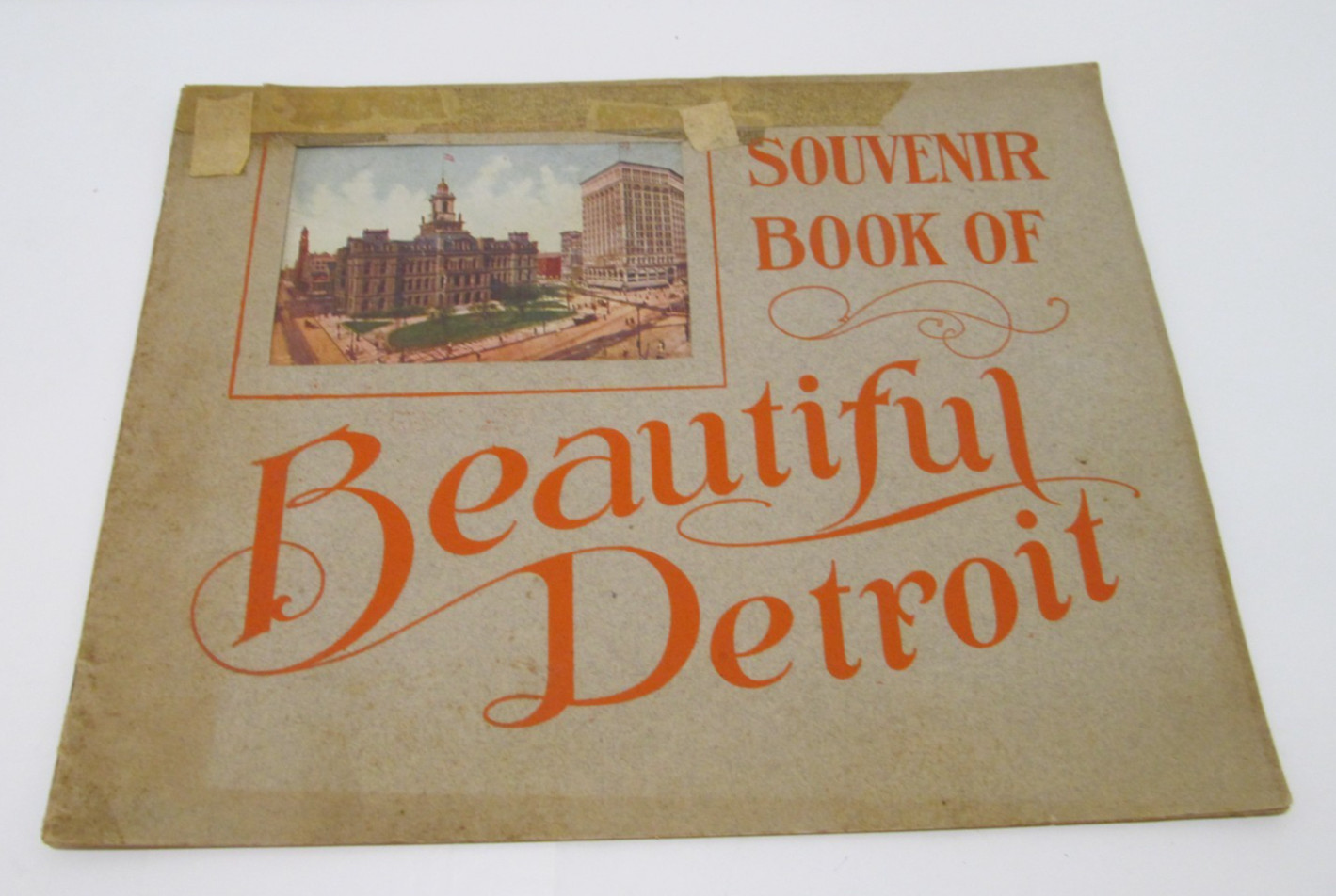 1904 Souvenir Book Of Beautiful Detroit Michigan Pictorial Booklet