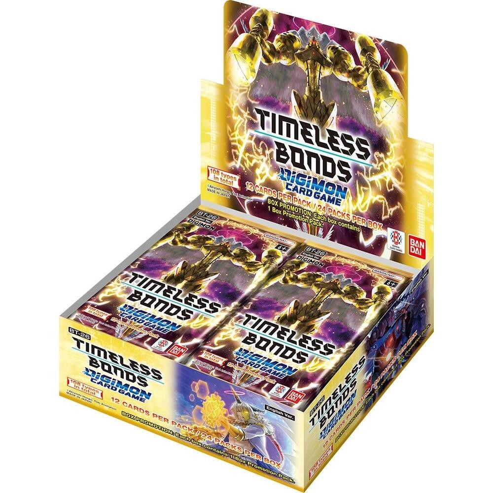 Digimon: Timeless Bonds (BT26) Booster Box Sealed English Digimon: Timeless Bonds (BT26) Booster Box Sealed English