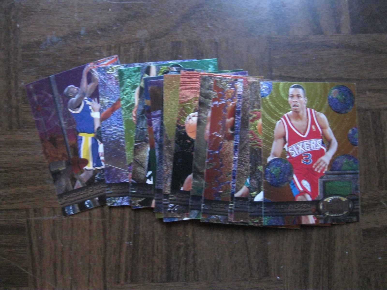 1997-98 Fleer Metal Universe REEBOK Complete SILVER Set of 15 Shaq Allen Iverson 1997-98 Fleer Metal Universe REEBOK Complete SILVER Set of 15 Shaq Allen Iverson