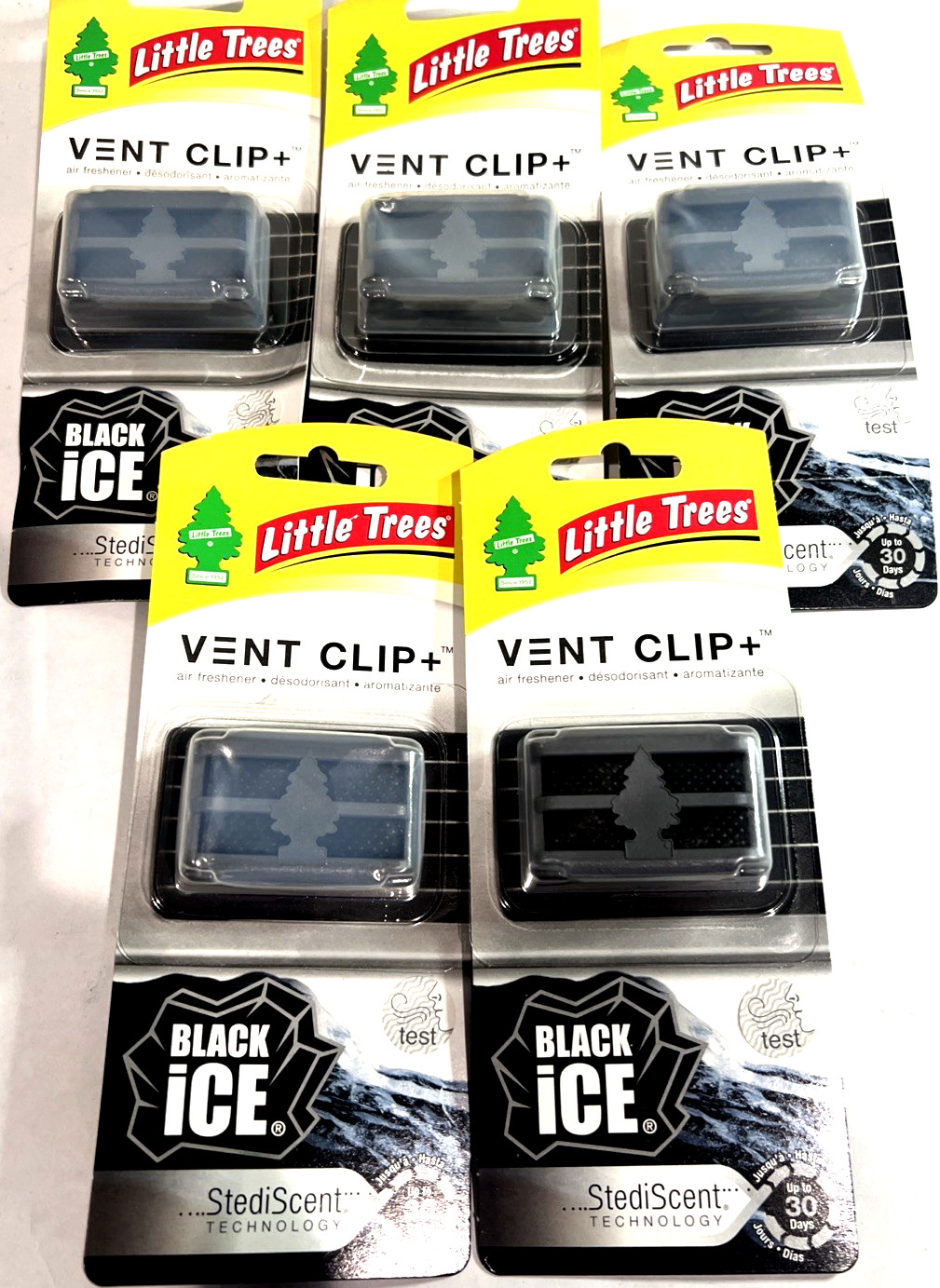 Little Trees Black Ice Vent Clip Air Freshener (5-Pack) Little Trees Black Ice Vent Clip Air Freshener (5-Pack)