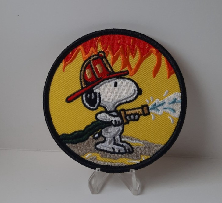 Snoopy Fireman Fire Department Coat Patch 3 Snoopy Fireman Fire Department Coat Patch 3