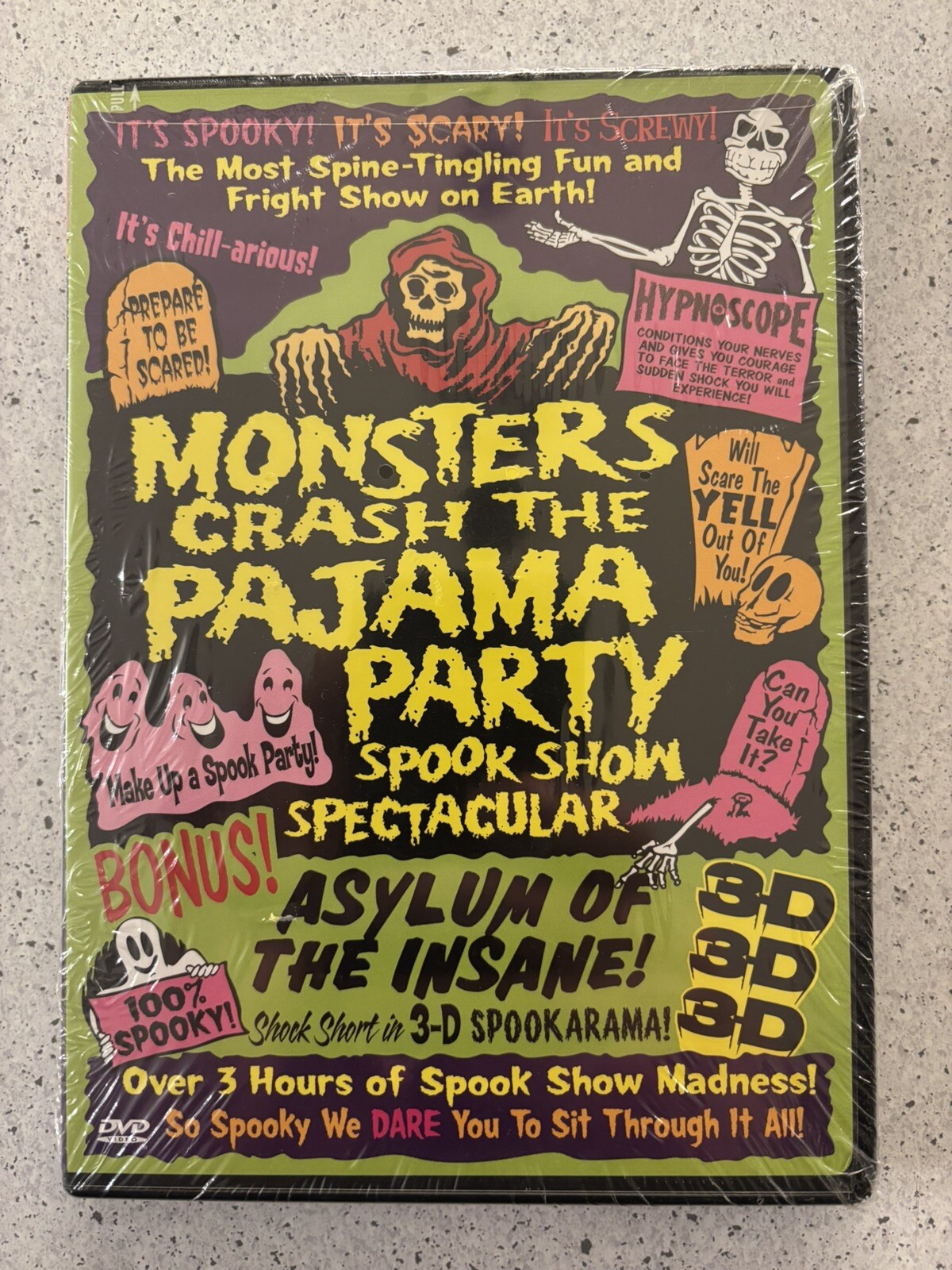 Monsters Crash Pajama Party Factory SEALED( DVD) Monsters Crash Pajama Party Factory SEALED( DVD)