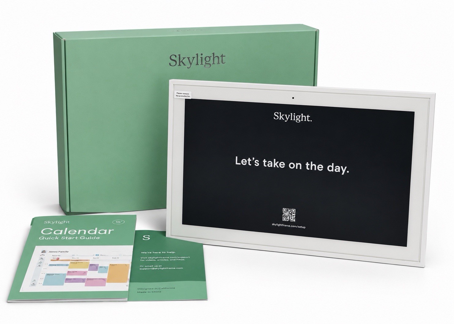Skylight Calendar: 15-inch Wall Planner Digital Calendar & 15 - White Skylight Calendar: 15-inch Wall Planner Digital Calendar & 15 - White