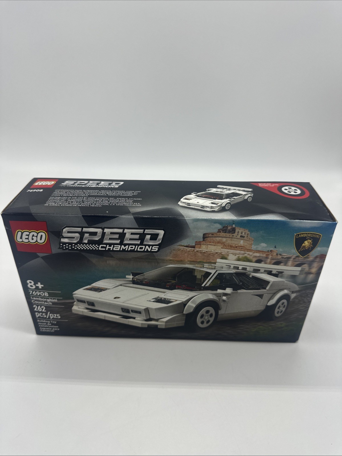 Lego Speed Champions Lamborghini Countach 76908 Retired Sealed EXCELLENT Lego Speed Champions Lamborghini Countach 76908 Retired Sealed EXCELLENT