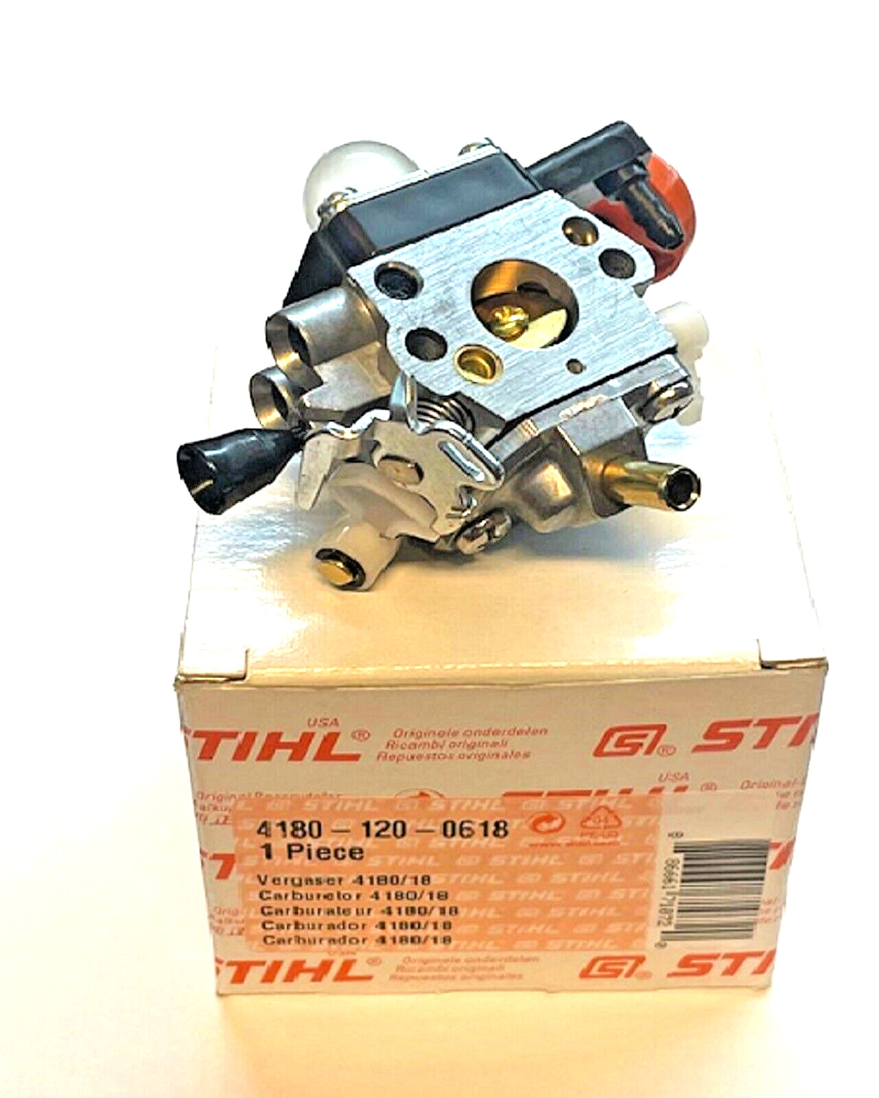 NEW OEM STIHL 4180 120 0618 CARBURETOR 4180 120 0615 FITS FS 91 111 131 HT103 NEW OEM STIHL 4180 120 0618 CARBURETOR 4180 120 0615 FITS FS 91 111 131 HT103
