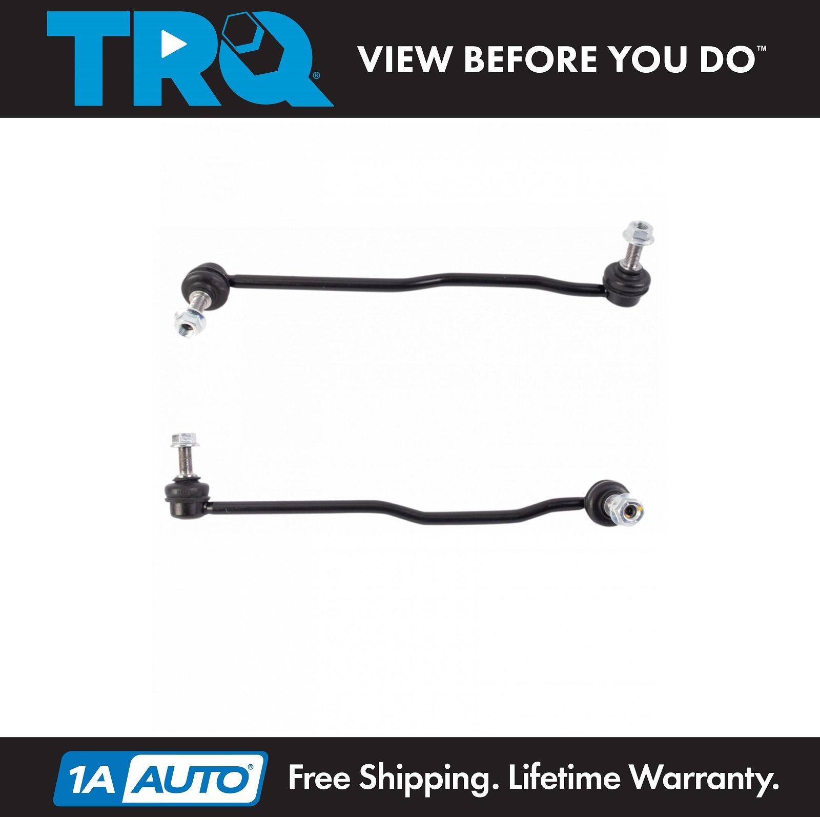 TRQ Front Sway Bar End Link Pair 2pc for 2015-2019 Subaru Legacy Outback