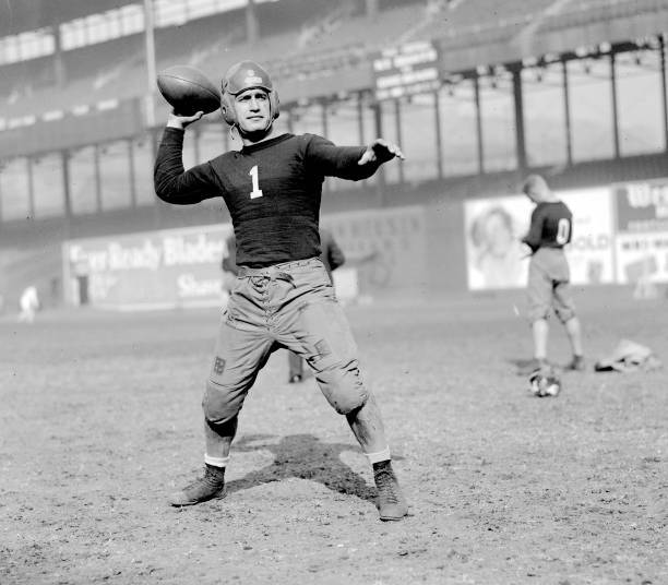 Football player Benny Friedman New York Old Photo