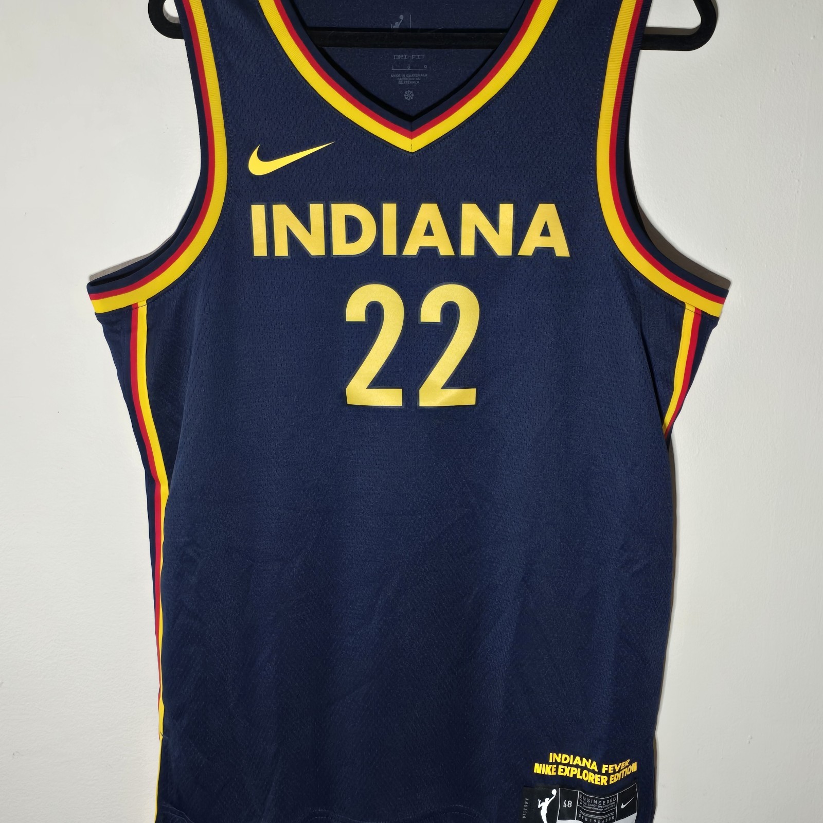 Caitlin Clark Indiana Fever #22 Nike 2024 Explorer Victory Jersey 48 L NWT