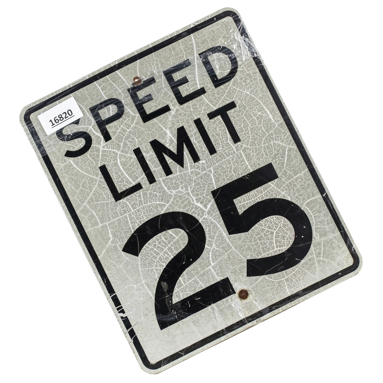 Authentic Road Sign SPEED LIMIT 25 Real Street Vintage Retired Authentic Road Sign SPEED LIMIT 25 Real Street Vintage Retired