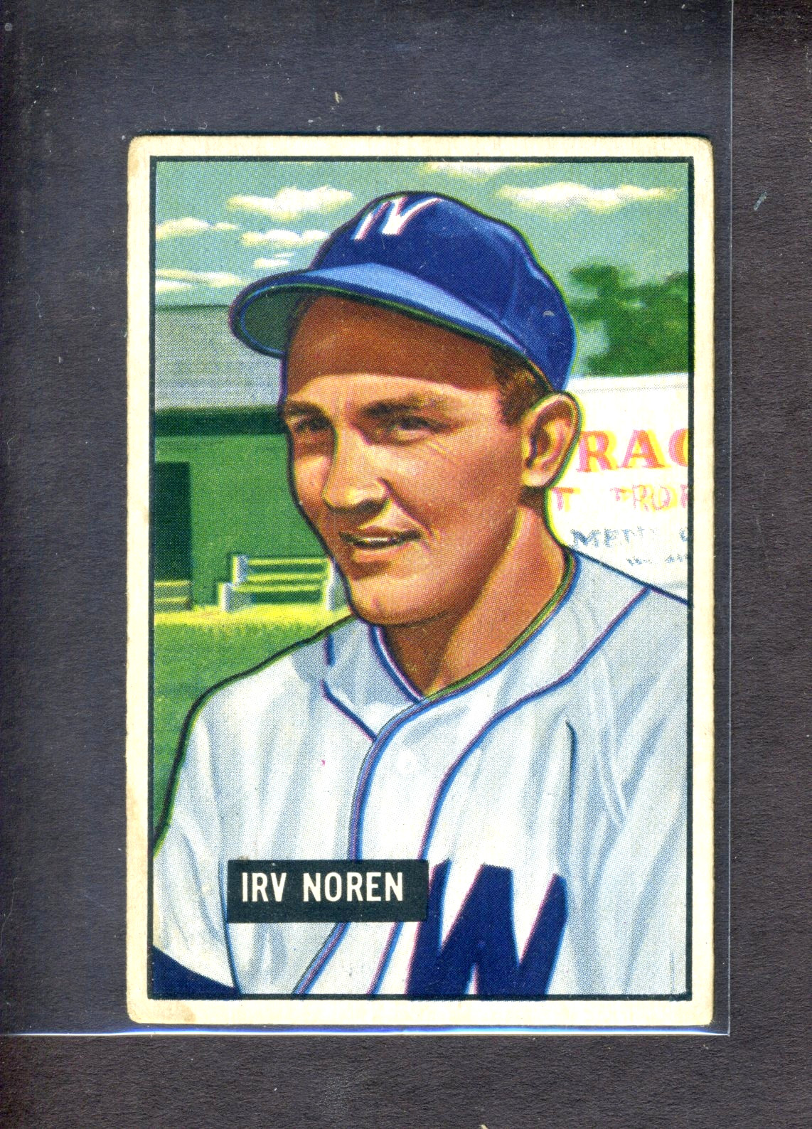 1951 Bowman #241 Irv Noren VG 1951 Bowman #241 Irv Noren VG