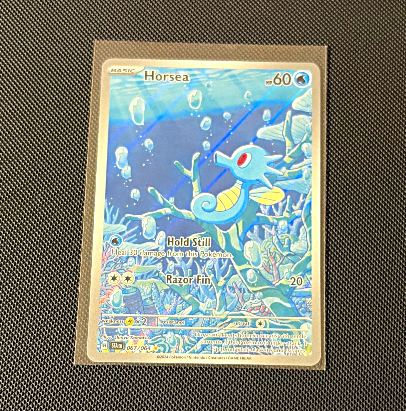 The Pokemon Company Horsea 067/064 Sv: Shrouded Fable Reverse Holo EN 60HP The Pokemon Company Horsea 067/064 Sv: Shrouded Fable Reverse Holo EN 60HP