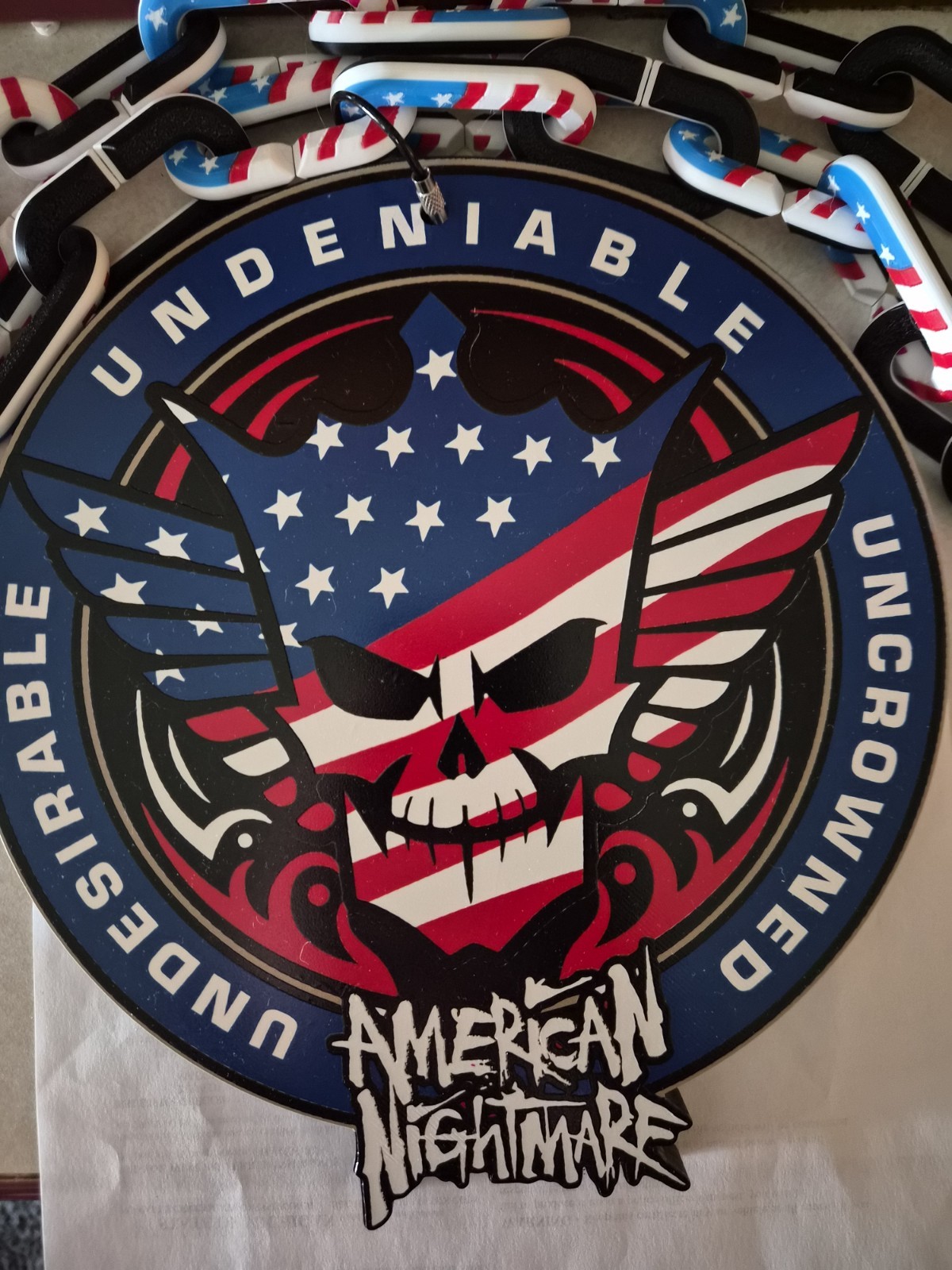Cody Rhodes American Nightmare Hype Chain – 3D Printed WWE Necklace Cody Rhodes American Nightmare Hype Chain – 3D Printed WWE Necklace