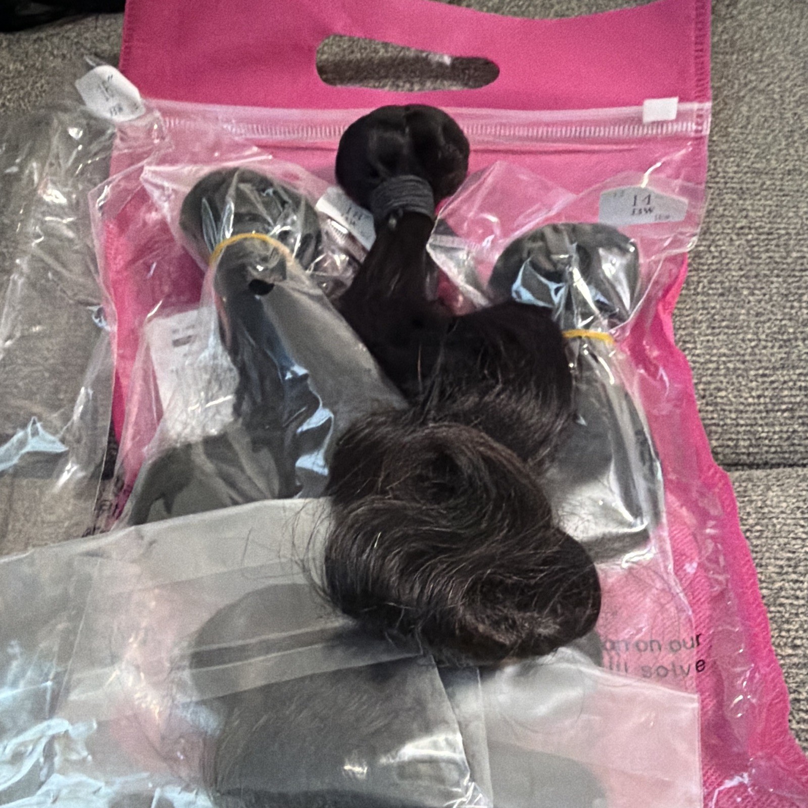 Human Hair Bundles Body Wave 14in Black bundles 14inch 16inch 18 inch Human Hair Bundles Body Wave 14in Black bundles 14inch 16inch 18 inch