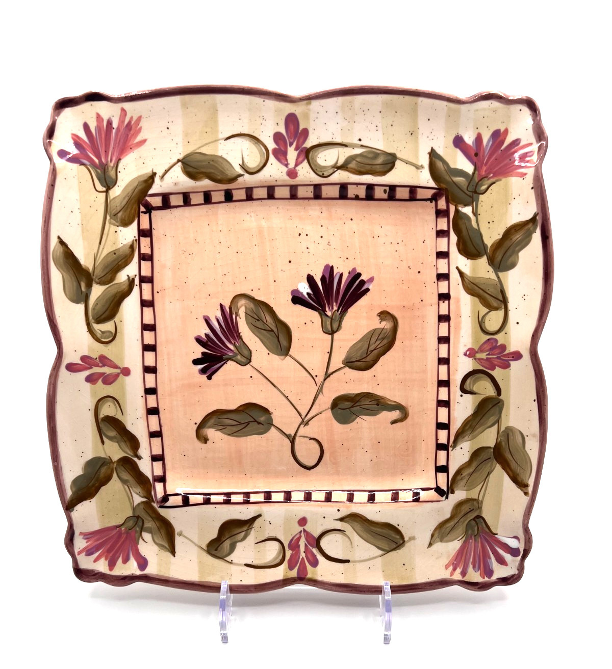 222 Fifth Ibiza Square Dinner Plate 11\
