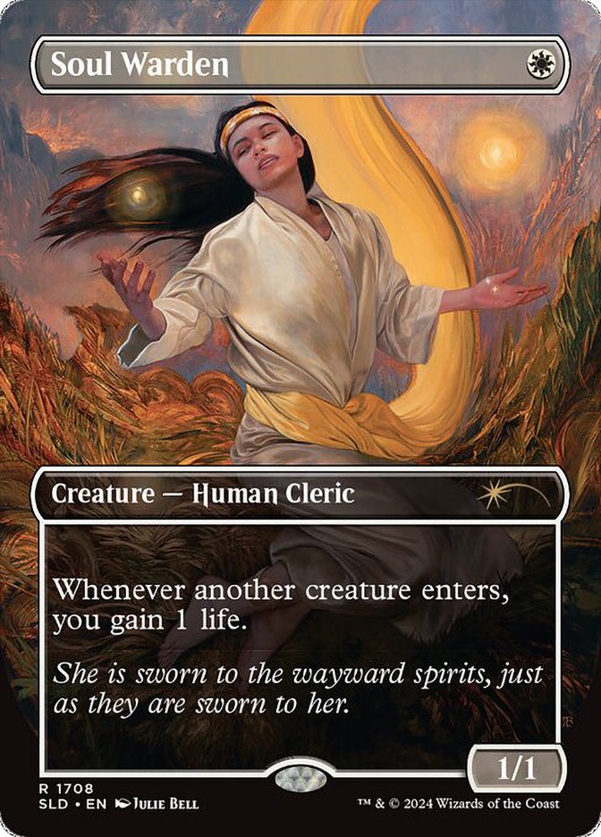 MTG Soul Warden Borderless - Secret Lair Drop #1708