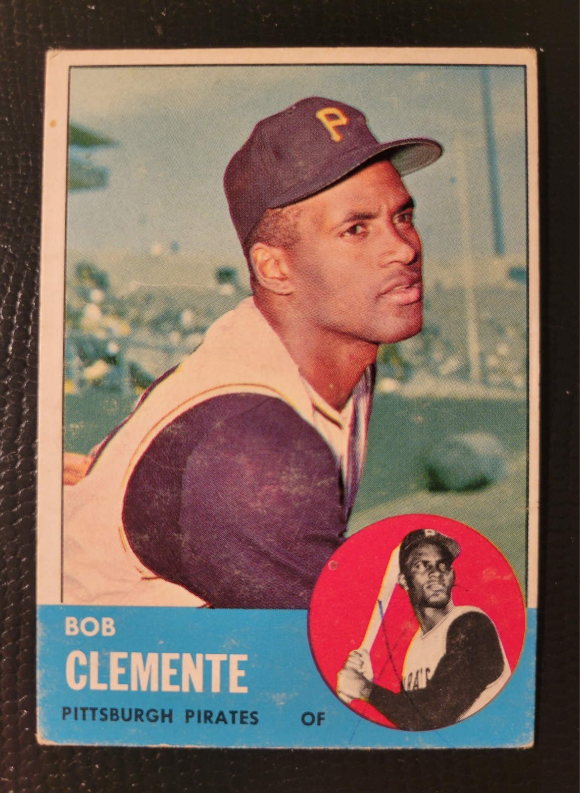 1963 TOPPS ROBERTO BOB CLEMENTE #540 High Number (Good-VG) Marked 1963 TOPPS ROBERTO BOB CLEMENTE #540 High Number (Good-VG) Marked