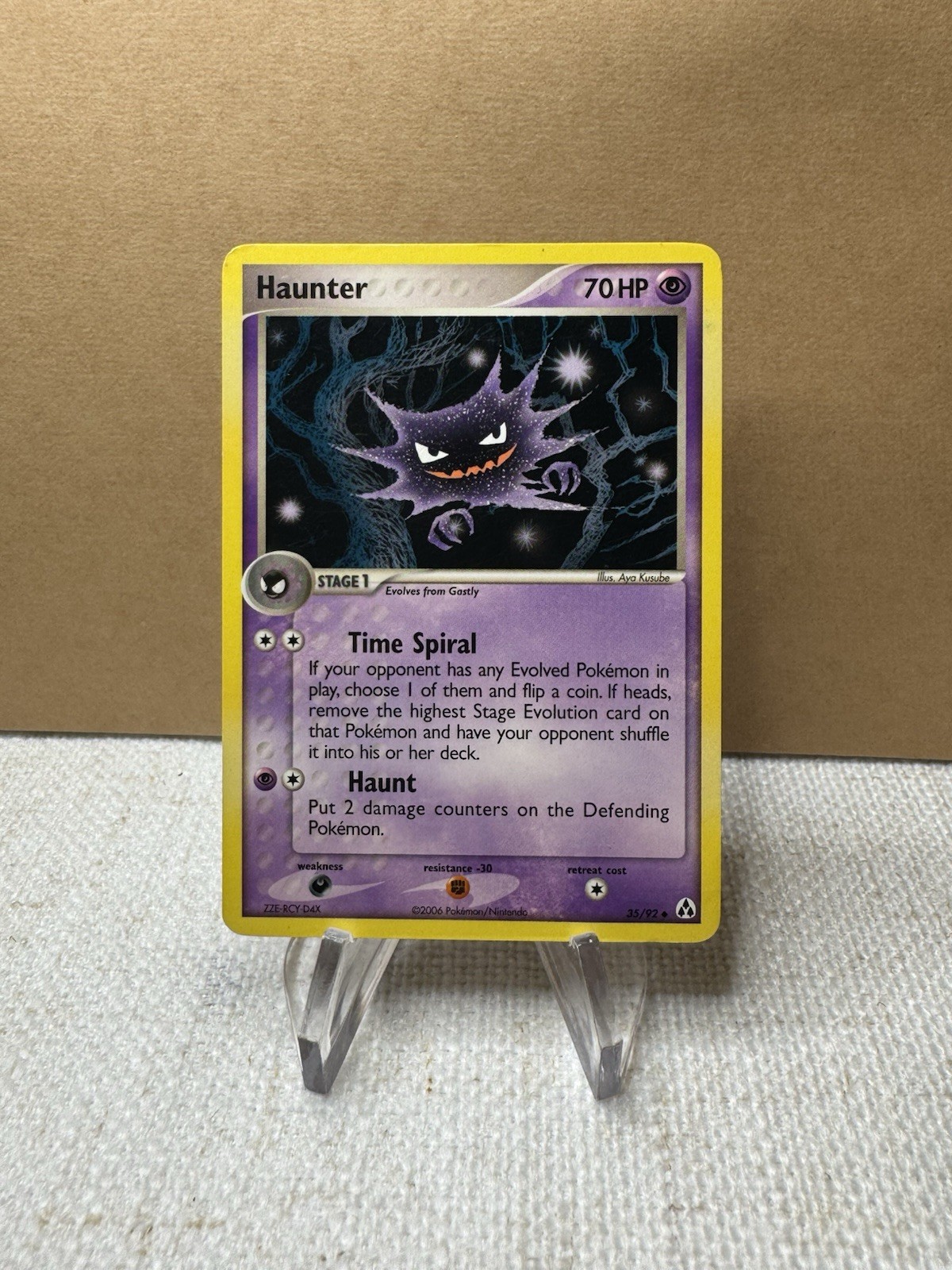 2006 Pokemon EX Legend Maker Haunter #35/92 Uncommon Non-Holo NM