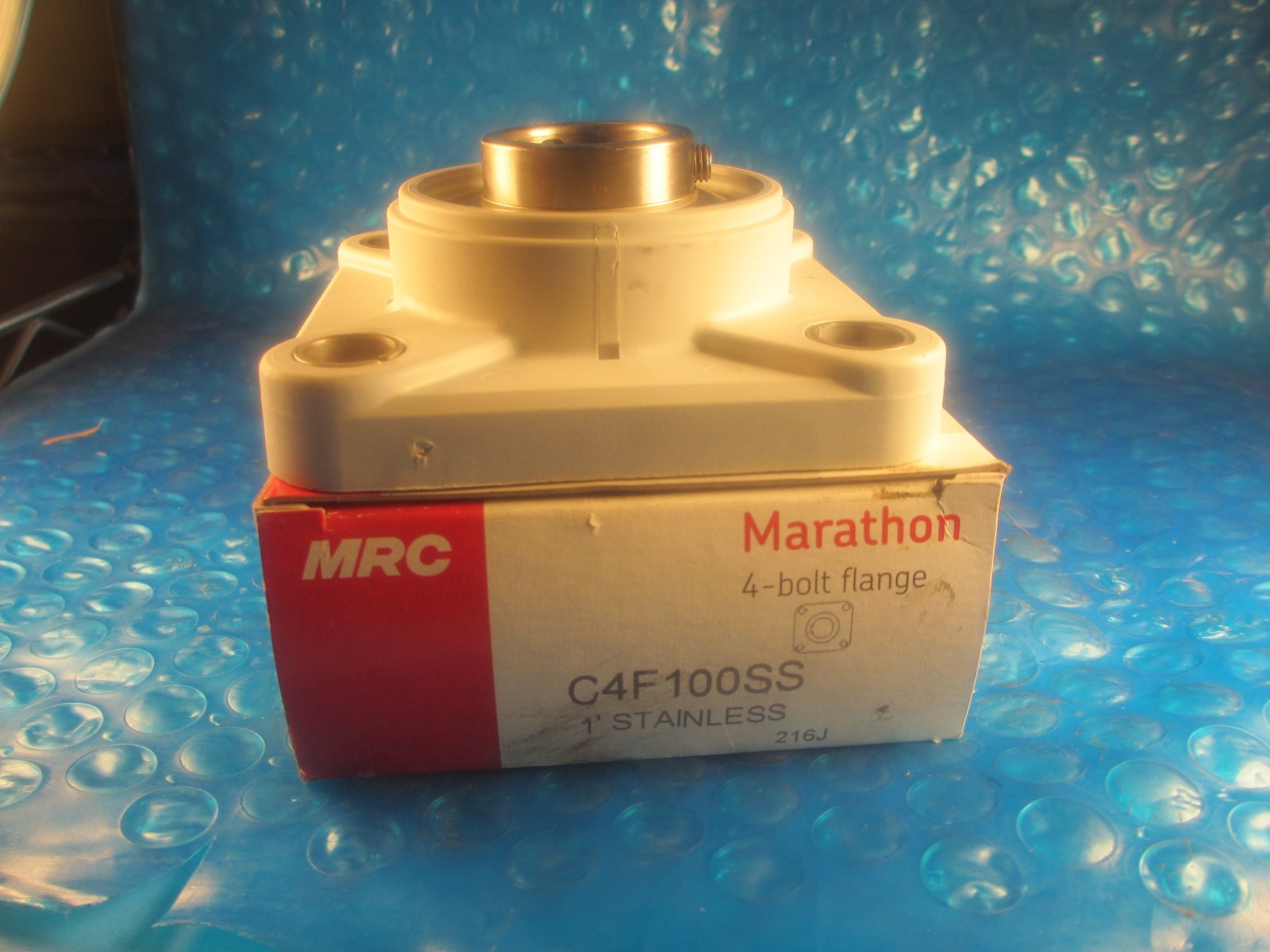 MRC C4F100SS, 4-Bolt Flange Unit, Stainless Steel Insert= RRZ1100BRR MRC C4F100SS, 4-Bolt Flange Unit, Stainless Steel Insert= RRZ1100BRR