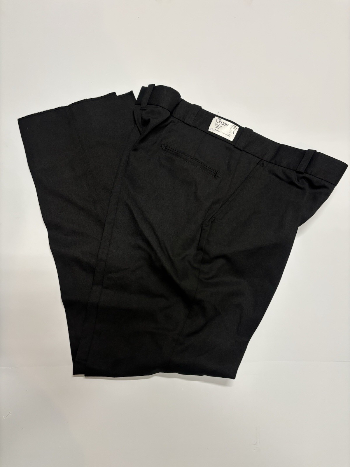 LION 2106BK-10 Men\'s 42R Black FR Uniform Pants Made With Nomex NEW