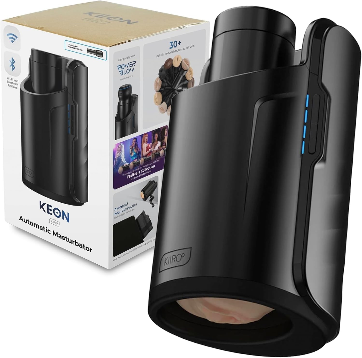 Kiiroo Keon Interactive Male Masturbator Automatic Combo Set WIFI App Control