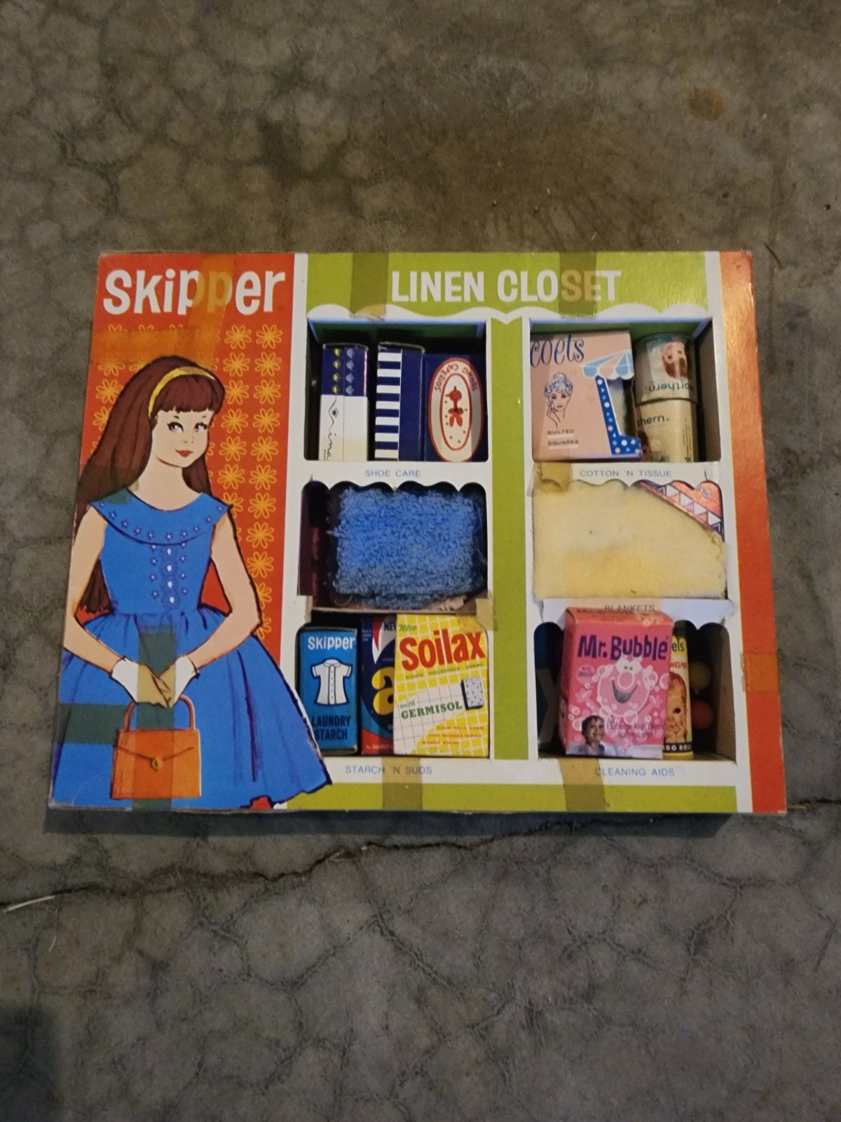 Vintage 1964 MY MERRY MANUFACTURING SKIPPER’S LINEN CLOSET SET