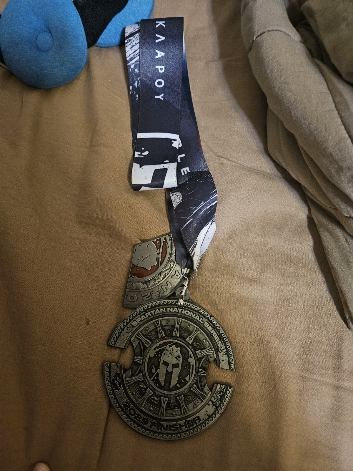 Spartan Race 2025 National Series Medal With Sprint Wedge