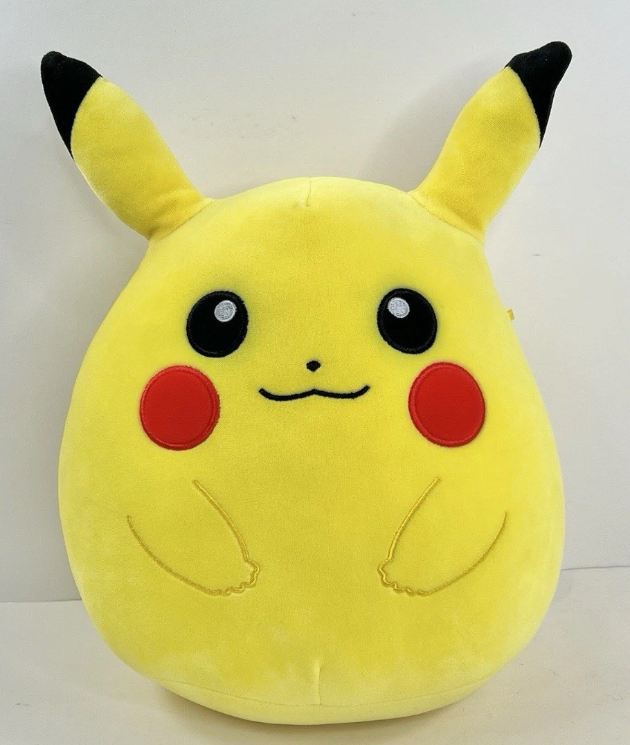(NEW) Pokemon Pikachu Squishmallows 10-inch Plush Toy Free Delivery.
