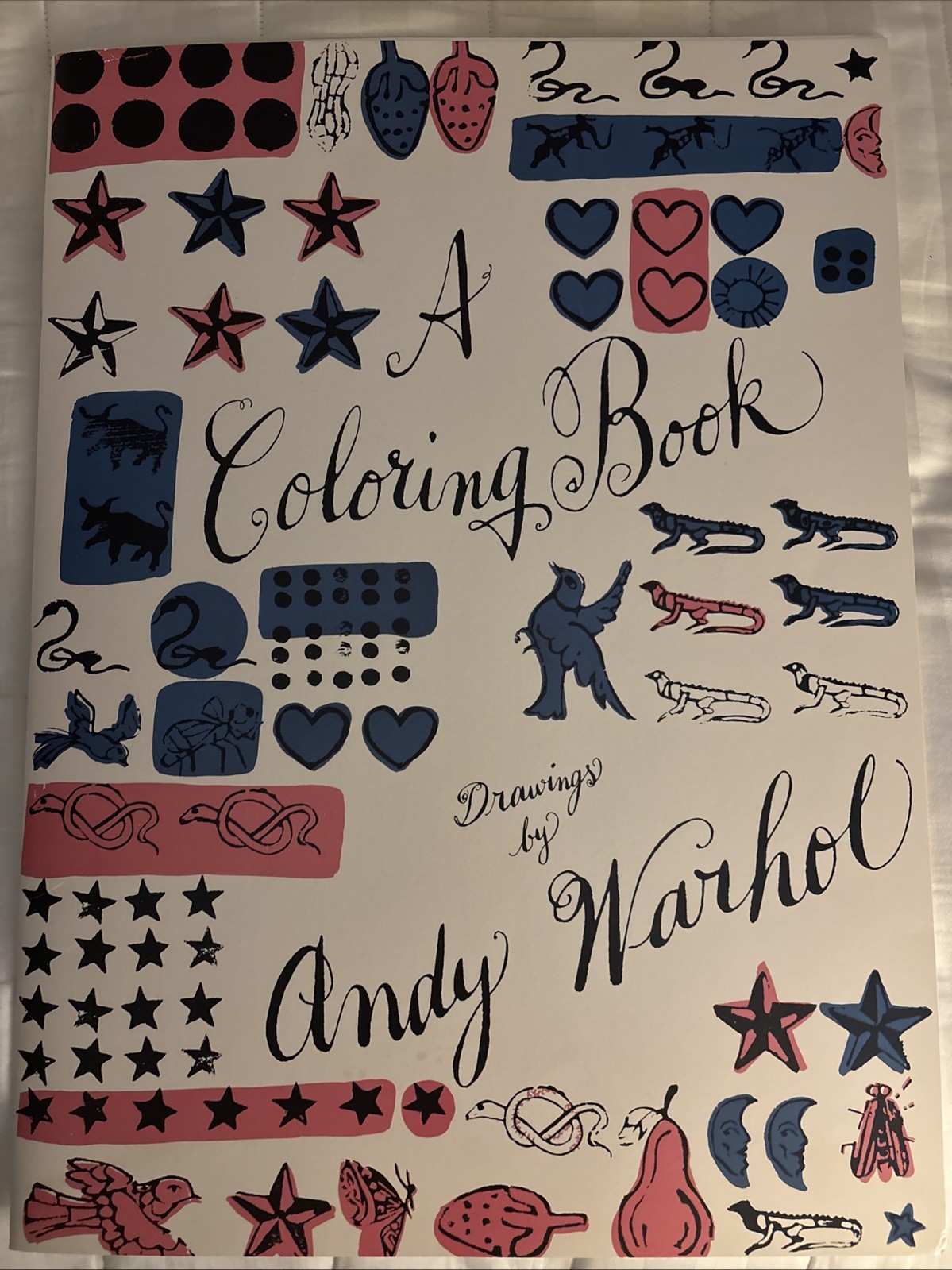 Andy Warhol A Coloring Book 1990 First Edition Drawings Simon & Schuster Andy Warhol A Coloring Book 1990 First Edition Drawings Simon & Schuster