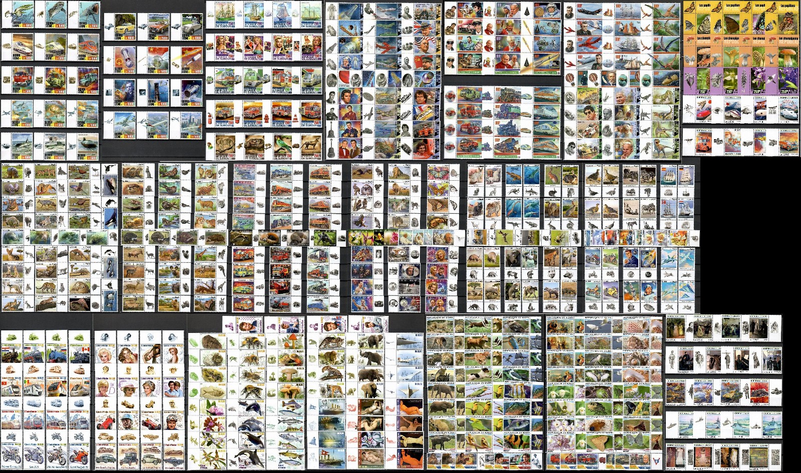 Lot [collection] 400 different cpl. sets MNH topicals only  #ZN400