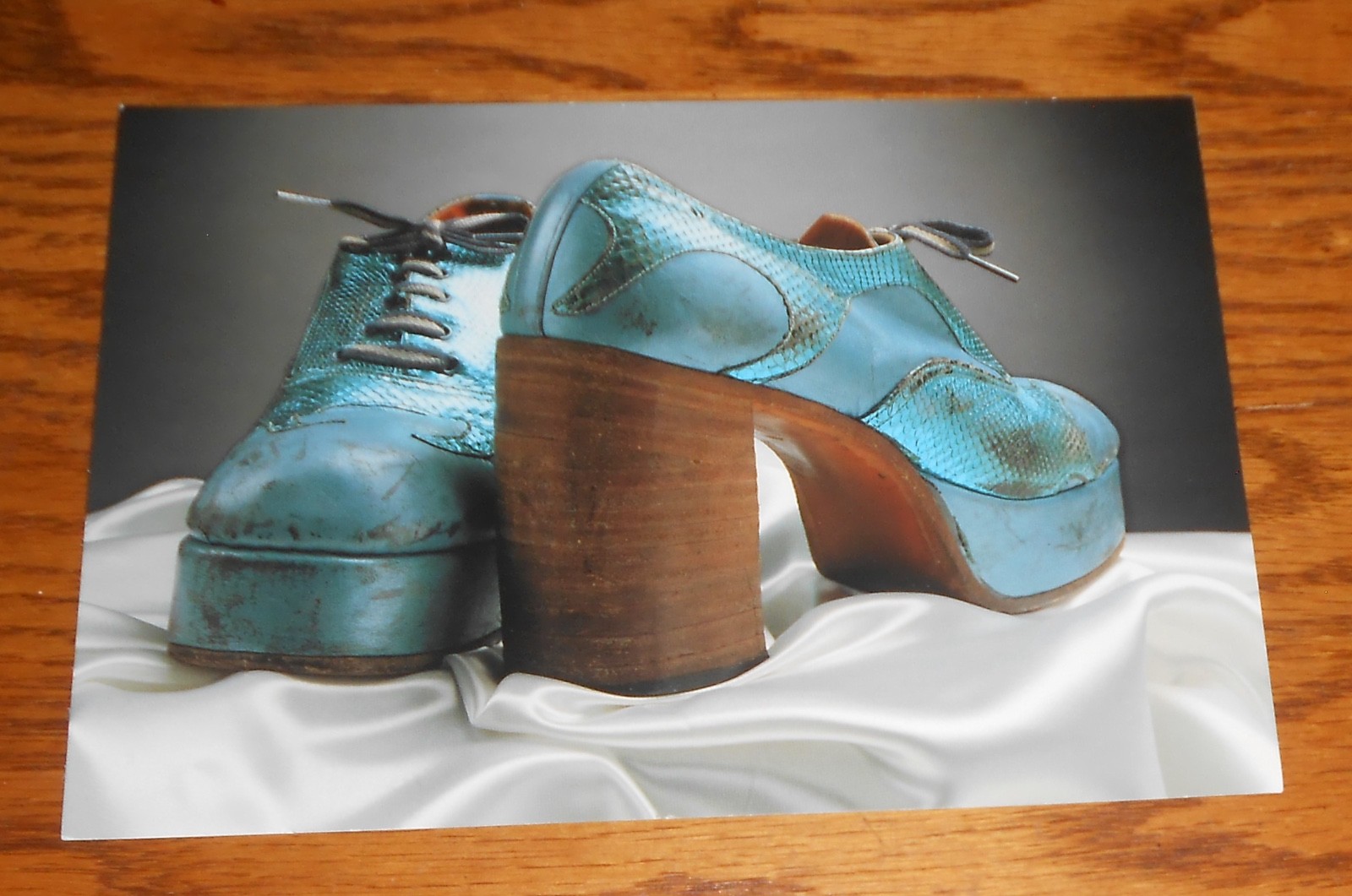 Keith Moon\'s Platform Shoes Postcard 7x5 The Who RARE Keith Moon\'s Platform Shoes Postcard 7x5 The Who RARE
