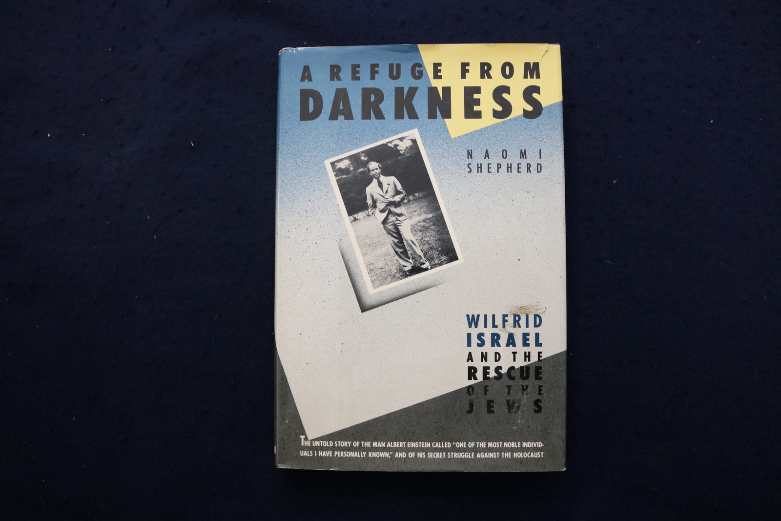 1984 A REFUGE FROM DARKNESS HARDCOVER BOOK BY NAOMI SHEPHERD - KD 10160