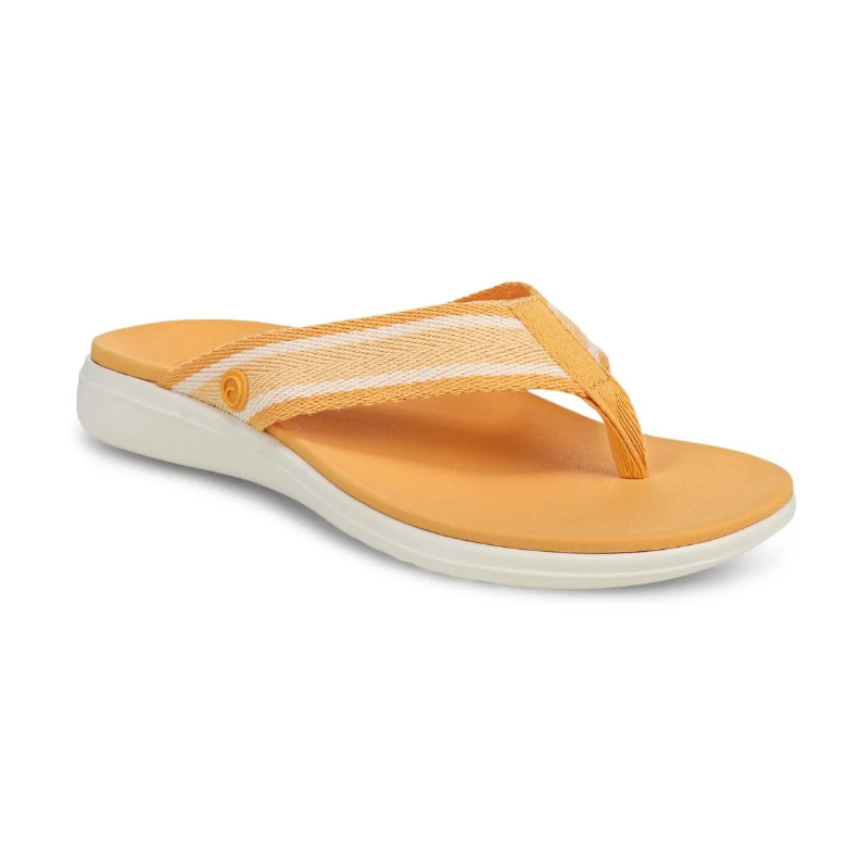 Hot Deal Vionic Beach Indigo Toe Post Sandal - Amber Yellow Multi Hot Deal Vionic Beach Indigo Toe Post Sandal - Amber Yellow Multi