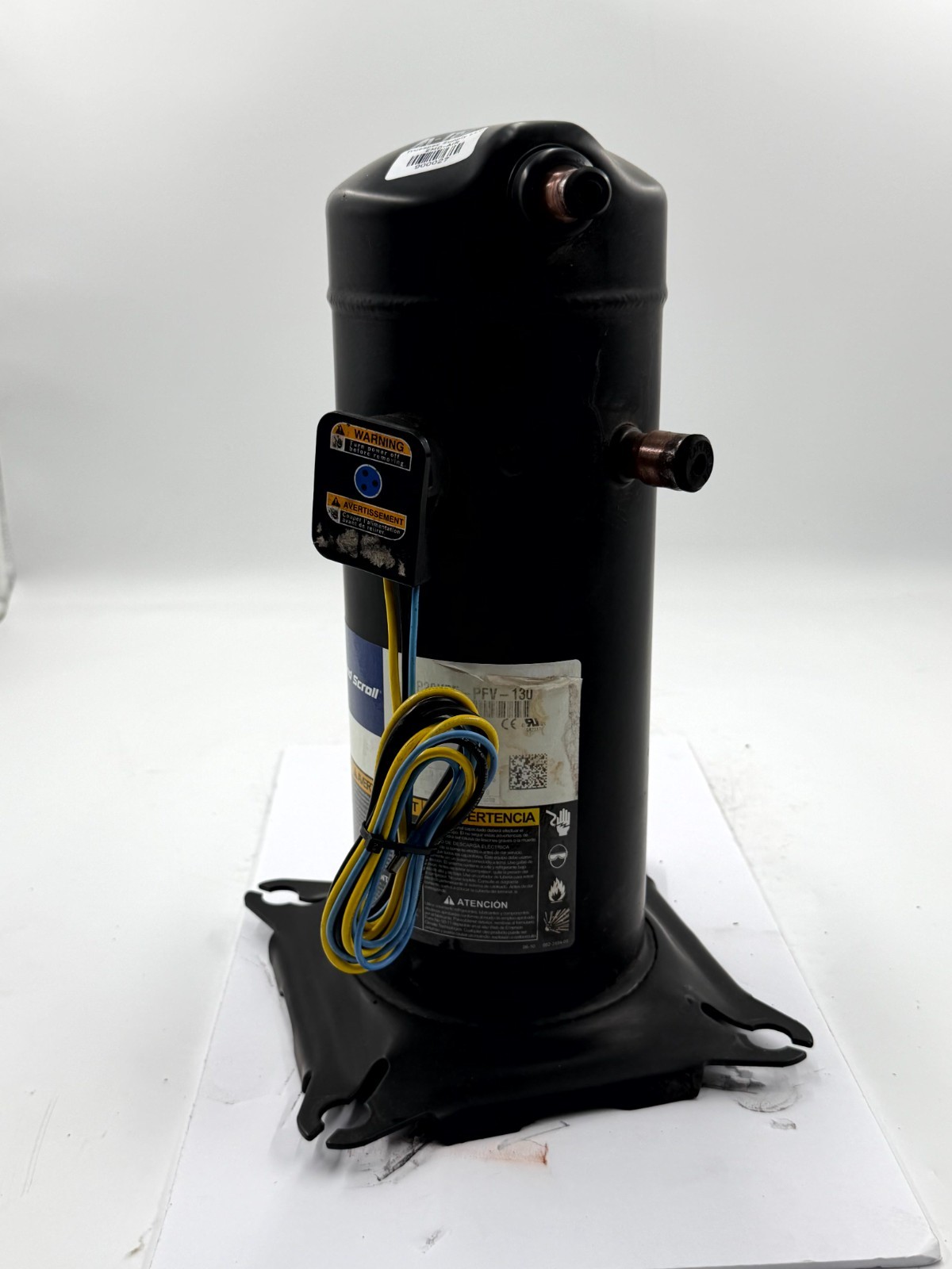 Copeland ZP29K5E-PFV-130 Scroll Compressor 2.5-Ton 208-230V 1PH 31100 BTU R-410A