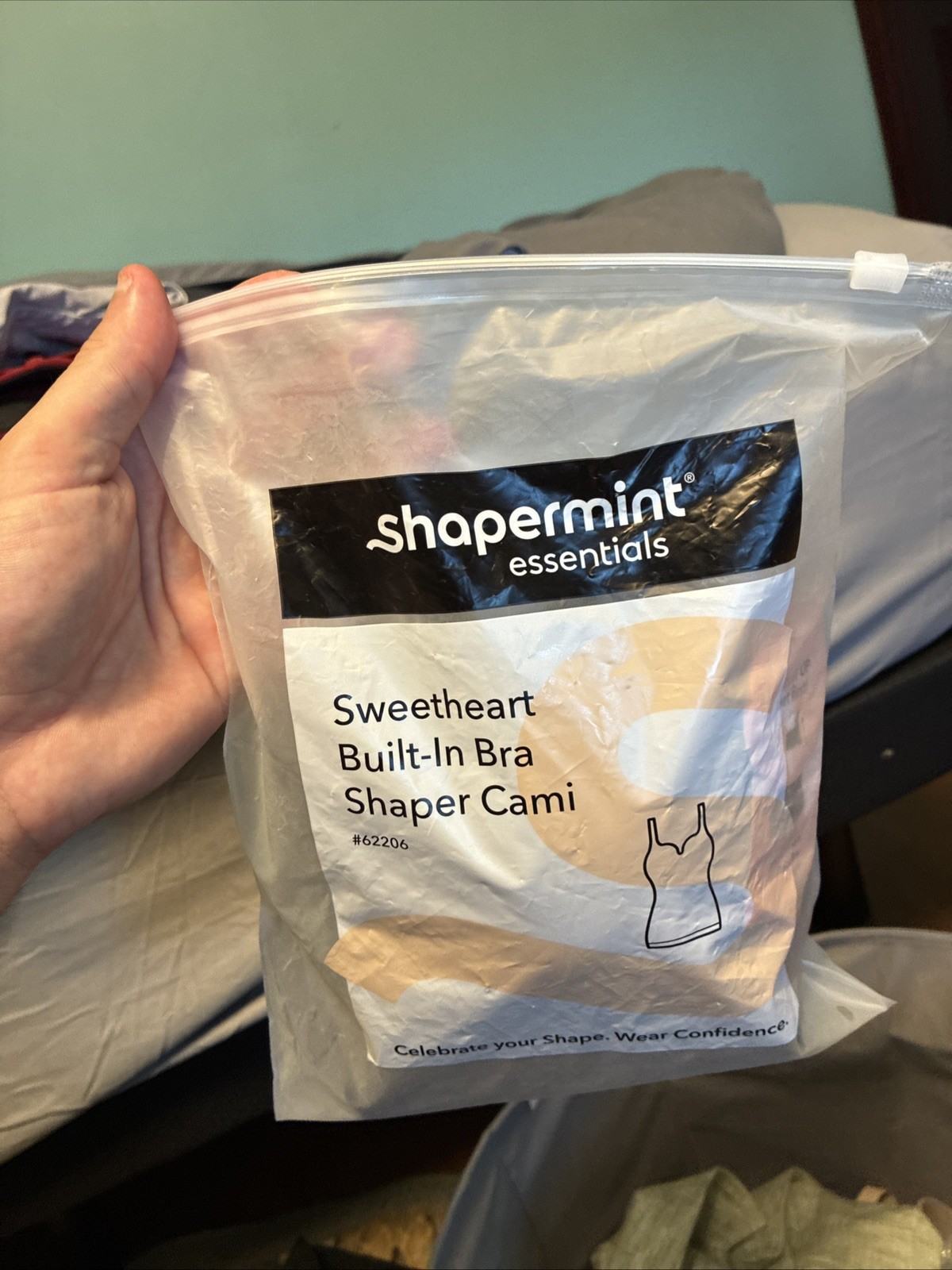 Shapermint Essentials Built In Bra SZ S Shaper Cami NWT
