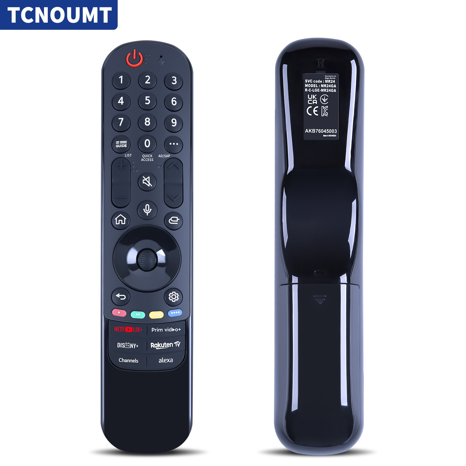 New MR24GA AKB76045003 Remote Control For LG TV 43NANO81T6A No Voice/Pointer