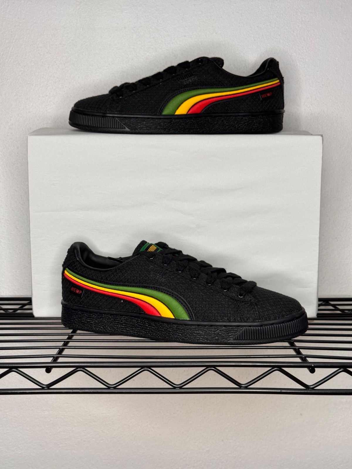 Men's - Puma Suede Hemp 'Rasta'