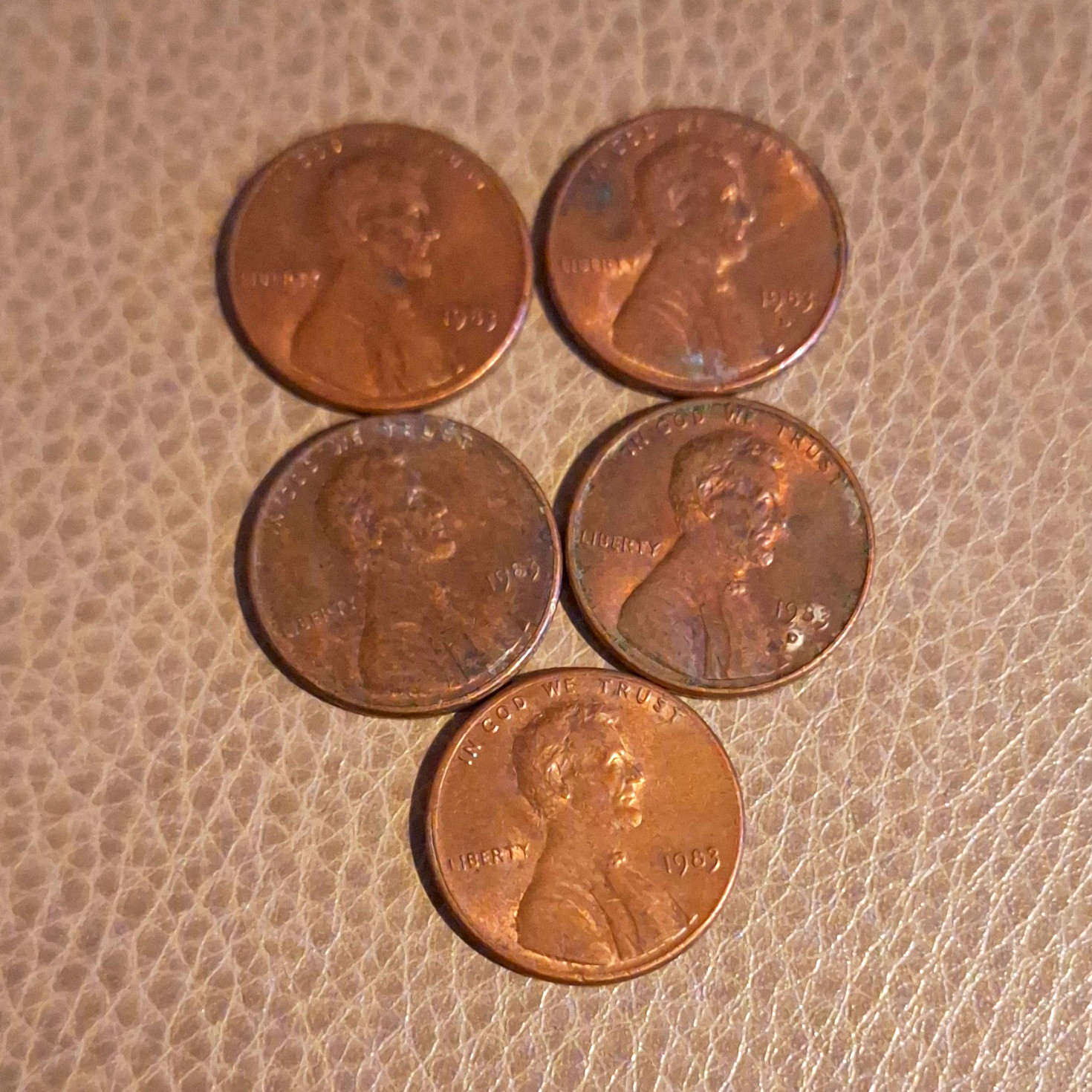 1983-D Lincoln Memorial Small Cent Penny Denver Business Strike BN KM#201 Lot 5 1983-D Lincoln Memorial Small Cent Penny Denver Business Strike BN KM#201 Lot 5