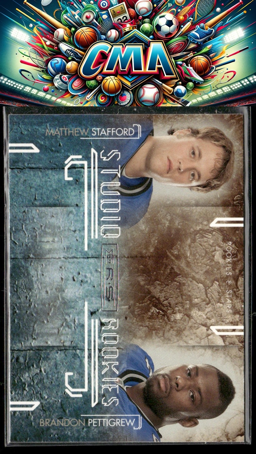 2009 Donruss Rookies & Stars #4 Matthew Stafford / Brandon Pettigrew
