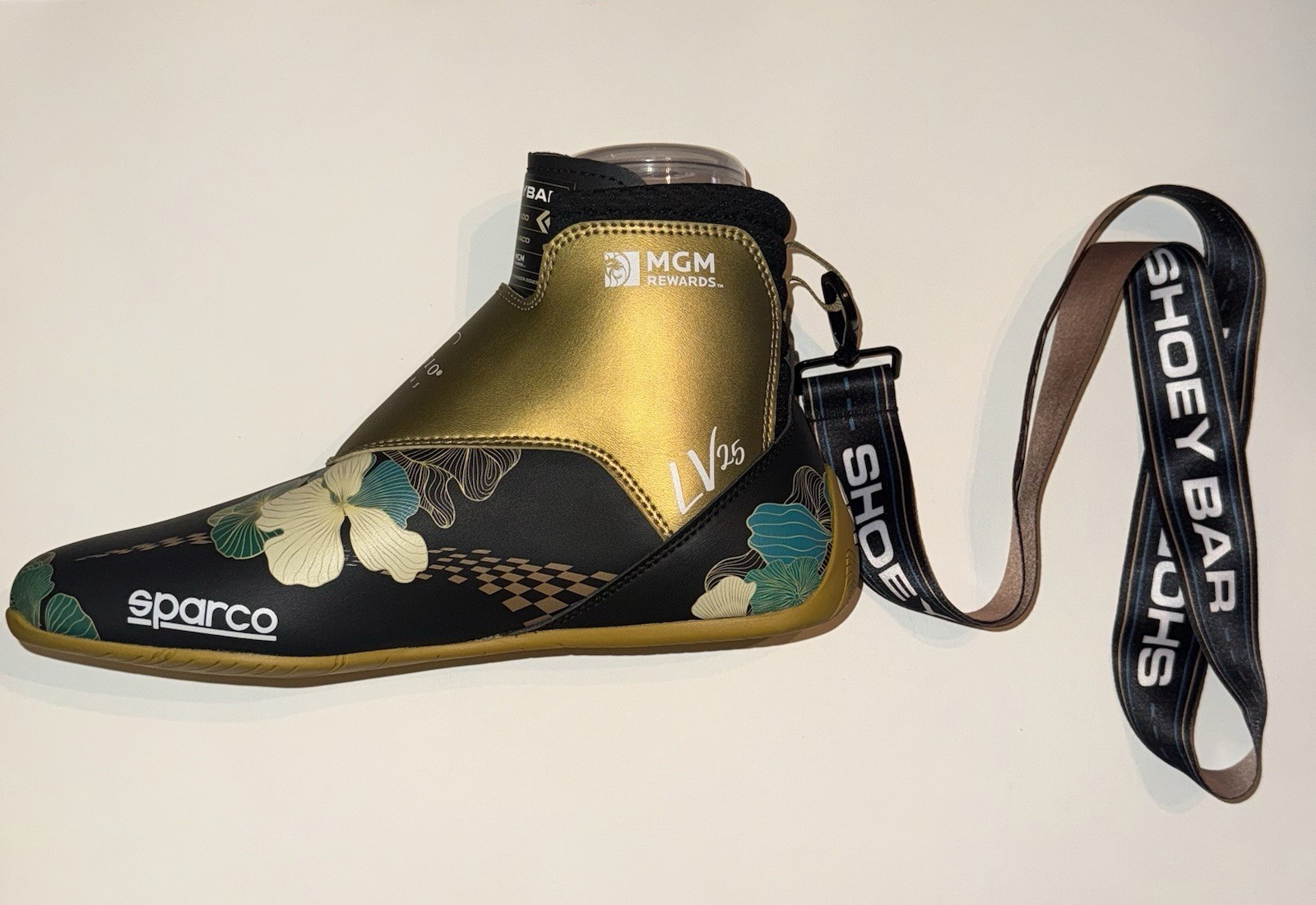 2025 Gold F1 Las Vegas Limited Edition Shoey x MGM x Bellagio 750 of 1500 2025 Gold F1 Las Vegas Limited Edition Shoey x MGM x Bellagio 750 of 1500