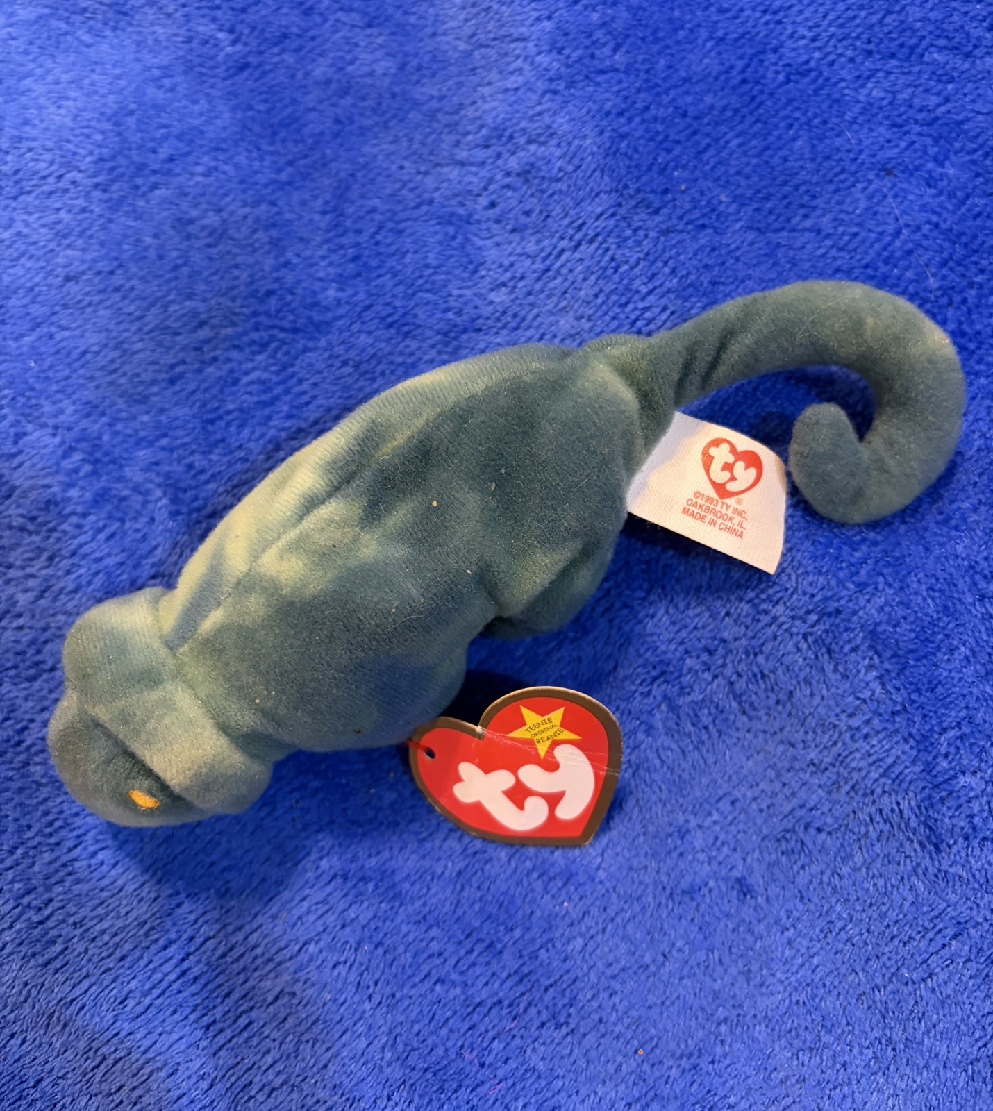 TY® Teenie Beanie Babies Iggy the Iguana™ 1993 McDonald’s w/errors NEW Conditio TY® Teenie Beanie Babies Iggy the Iguana™ 1993 McDonald’s w/errors NEW Conditio