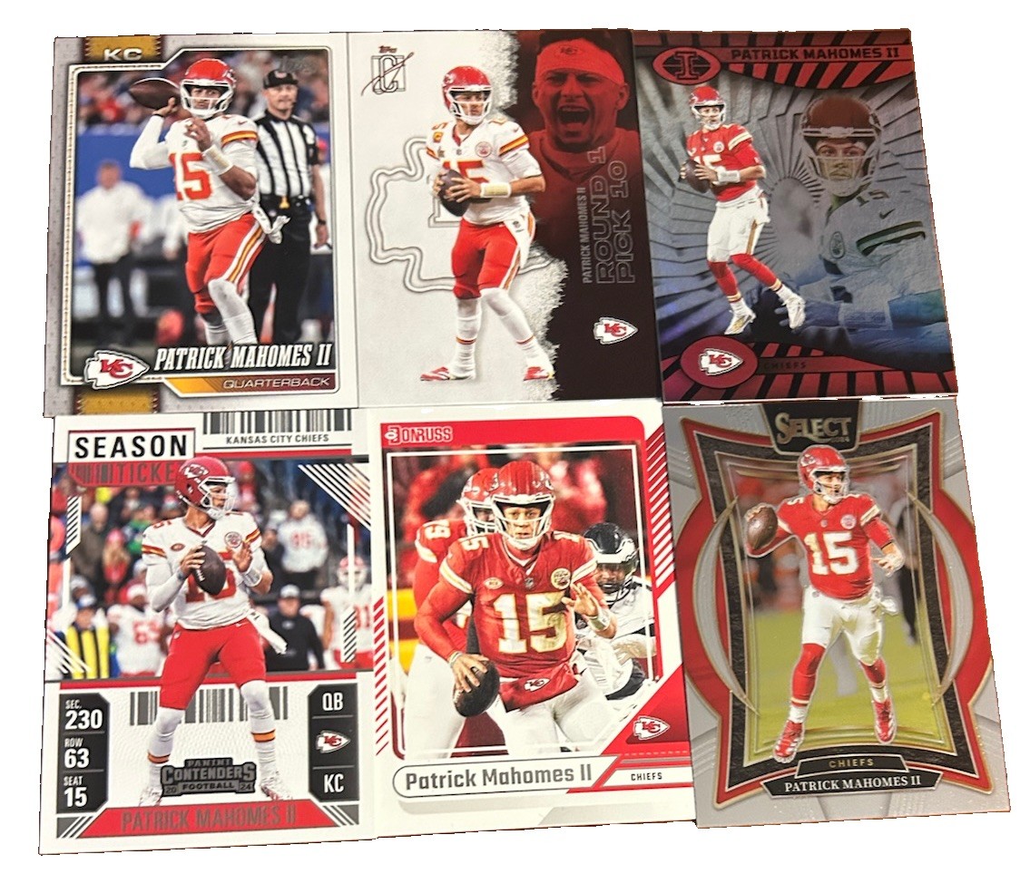 Patrick Mahomes - Kansas City Chiefs Superstar - 6 Card Lot