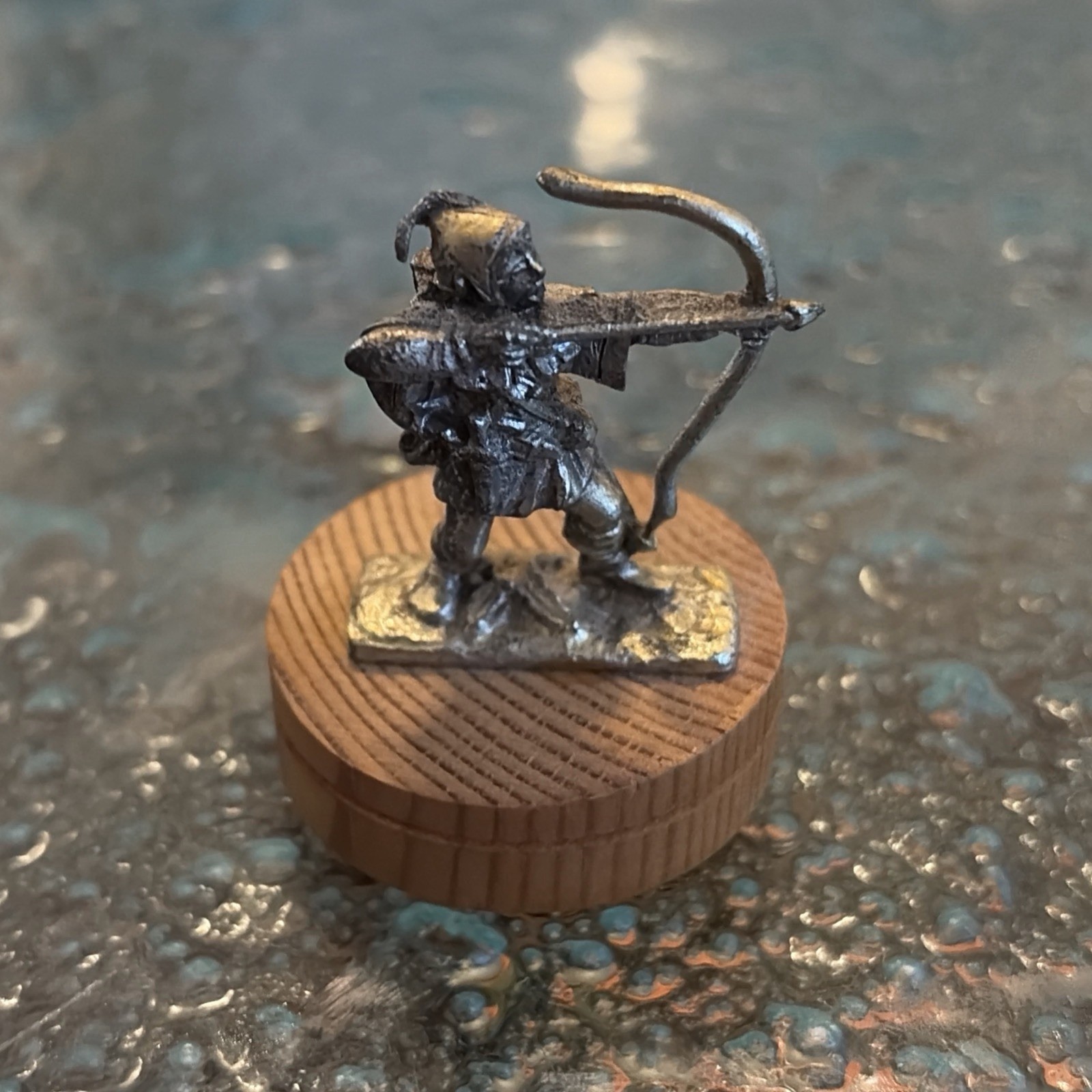 Vintage Pewter Figurine Medieval Archer Robin Hood NOS New Old Stock Vintage Pewter Figurine Medieval Archer Robin Hood NOS New Old Stock