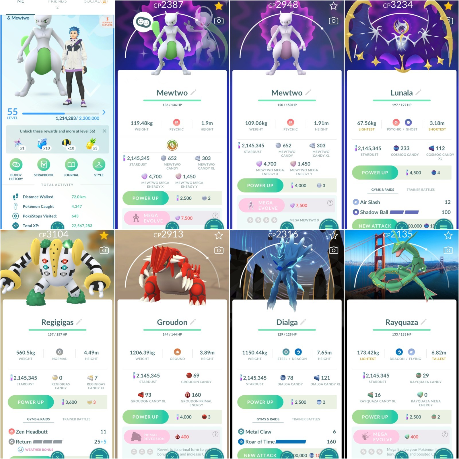 Pokémon Acc Go - Lvl55 - 49 Shiny - 247 Legendary - 11.490🪙🪙🪙 Pokémon Acc Go - Lvl55 - 49 Shiny - 247 Legendary - 11.490🪙🪙🪙