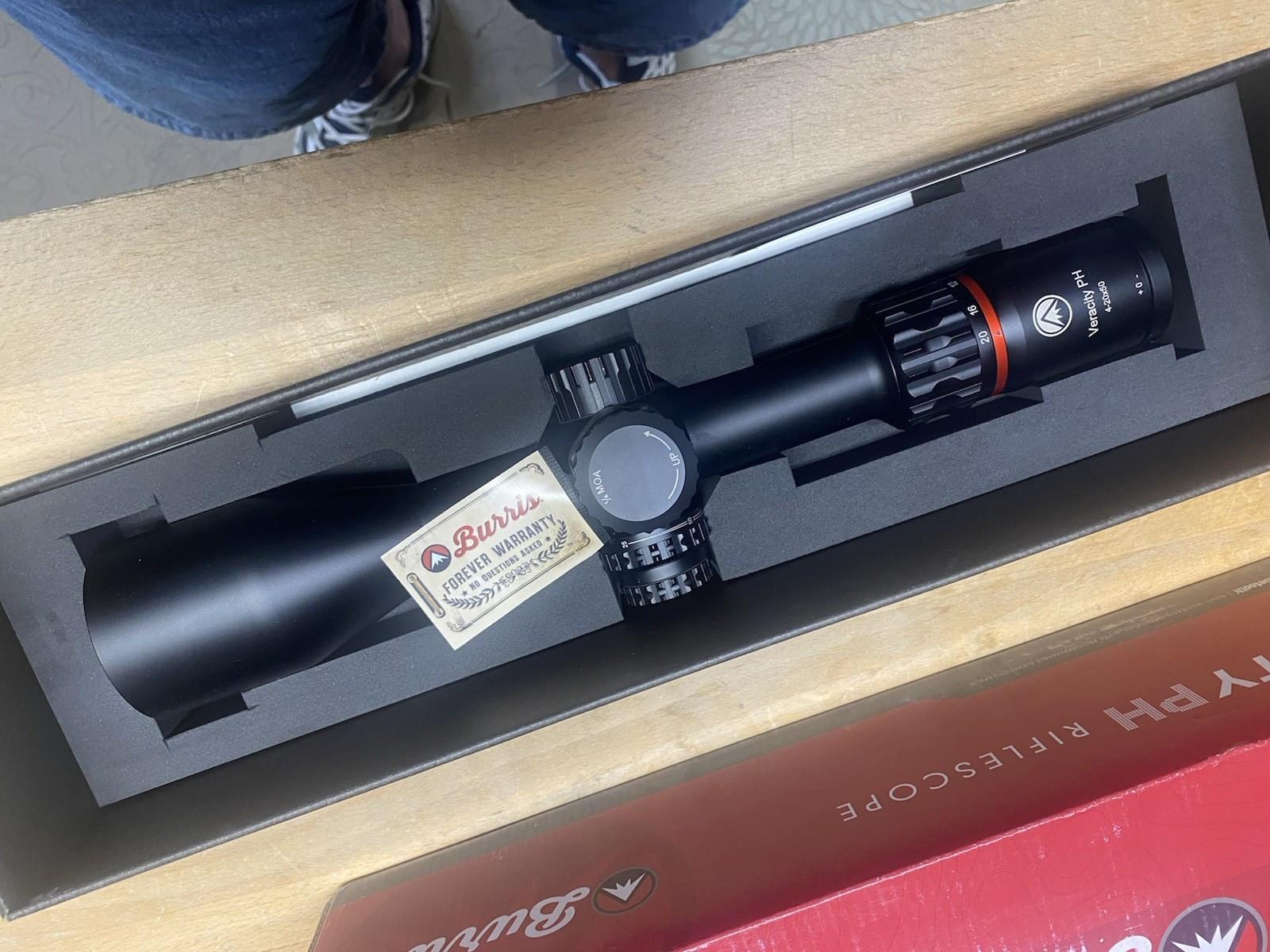Burris Veracity PH Rifle Scope 4-20x50 30mm FFP RC MOA Illum 200203 Blemished