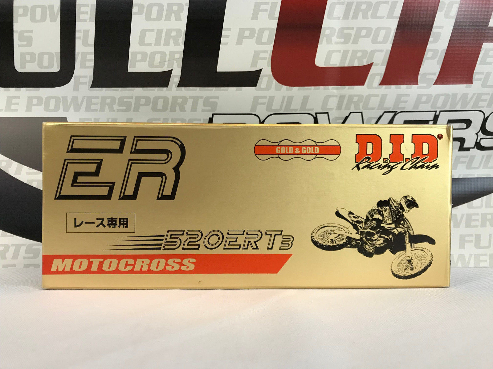 DID 520 X 120 GOLD ERT3 Chain CRF,KXF,RMZ,YZF 250,450 Dirt Bike MX Motocross