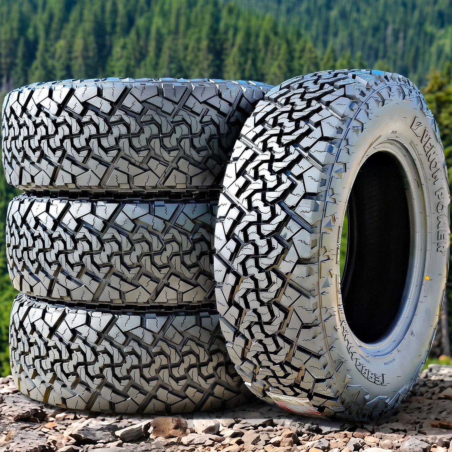 4 Tires Venom Power Terra Hunter X/T LT 245/75R17 Load E 10 Ply Extreme Terrain